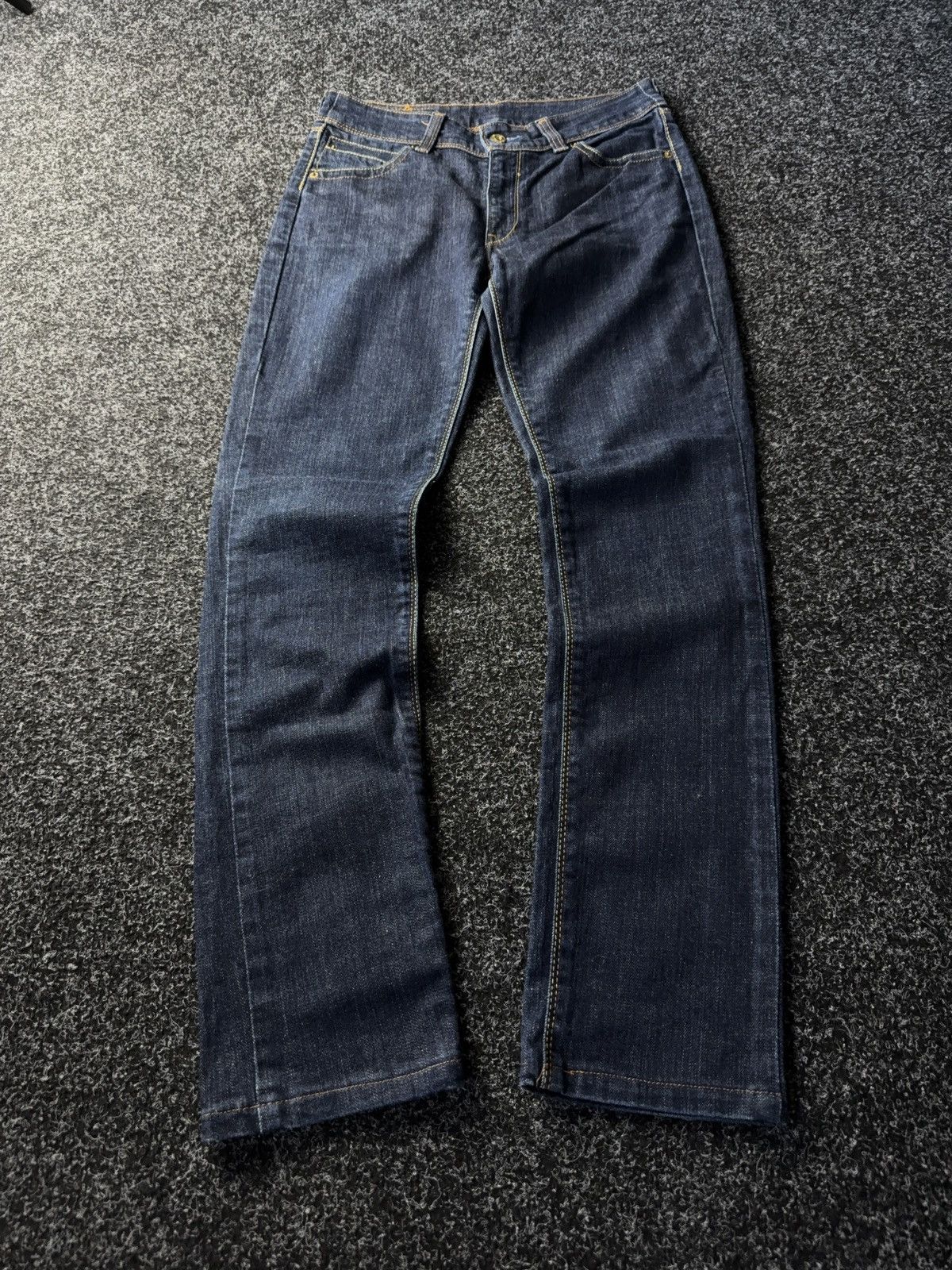 Levi's Y2K 00s Levi’s 417 Straight Fit Denim Jeans Dark Wash Size 30" / US 8 / IT 44 - 1 Thumbnail
