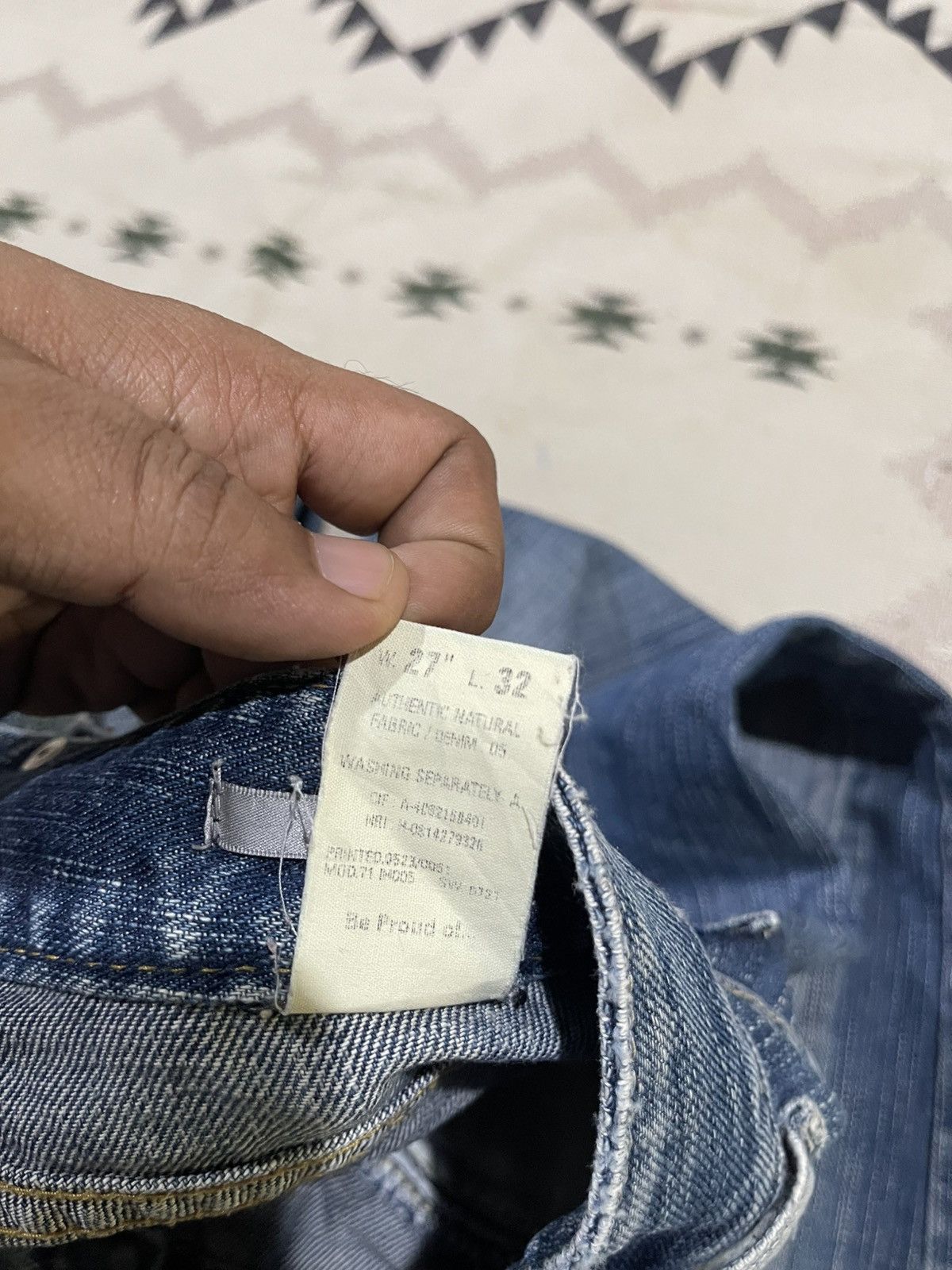 If Six Was Nine 2000s HYSTERIC GLAMOUR STYLE DISTRESSED FLARE DENIM JEANS Size 27" / US 4 / IT 40 - 12 Thumbnail