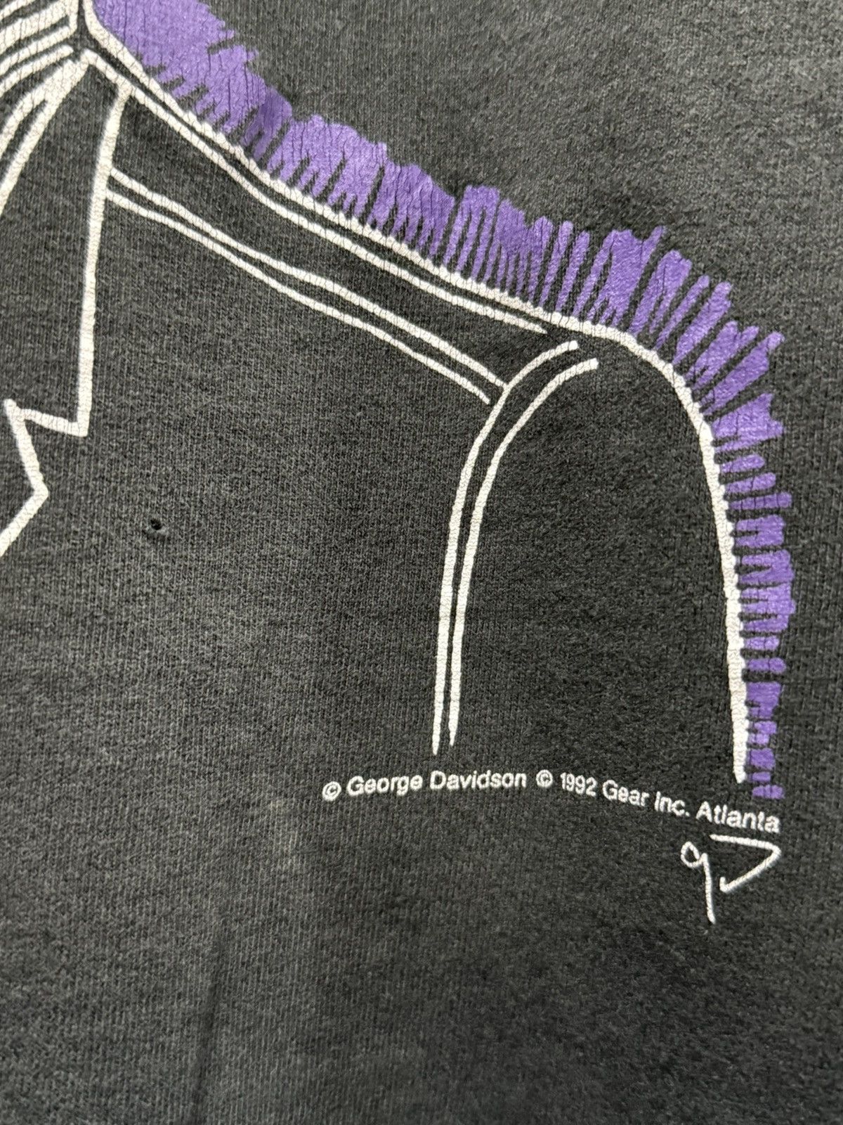 Band Tees Vintage 90s George Davidson Muddy Waters Sun Faded Tee Size US M / EU 48-50 / 2 - 3 Thumbnail