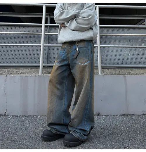 VIBE Oversized Wide Leg Denim Jeans Size US 32 / EU 48 - 5 Thumbnail