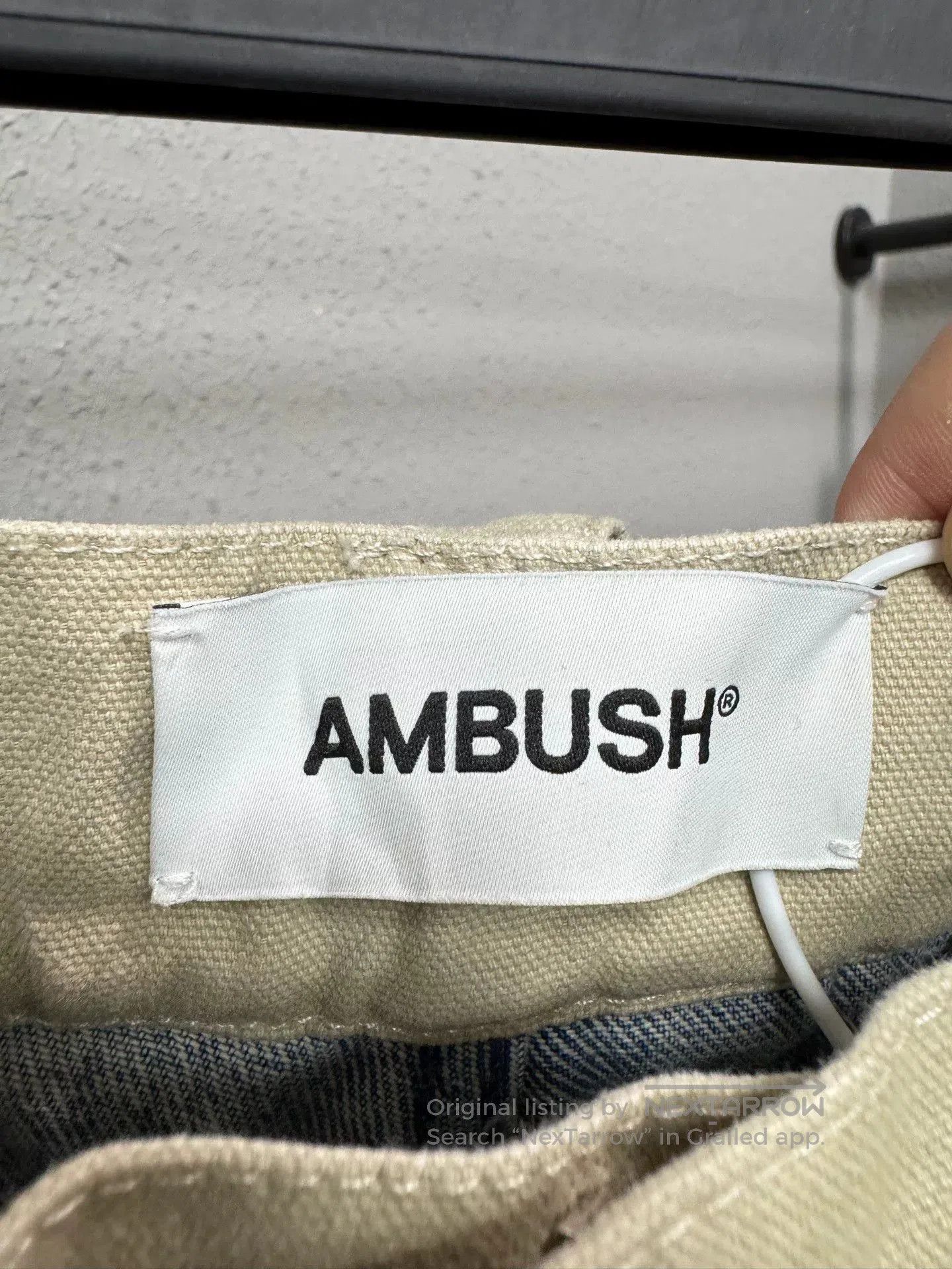 Ambush Design ambush layered distressed denim shorts. Size US 42 / EU 58 - 4 Thumbnail