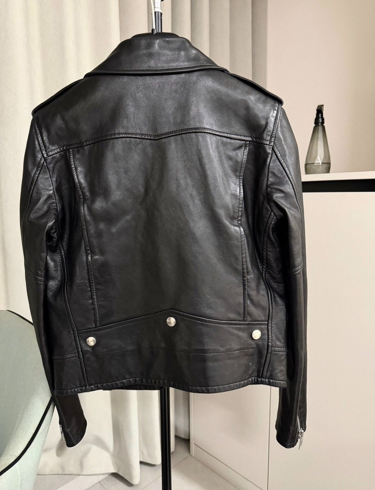 Saint Laurent Paris Saint Laurent SLP L01 Moto Zipper Leather Jacket Sz. 36 Size XS / US 0-2 / IT 36-38 - 2 Thumbnail
