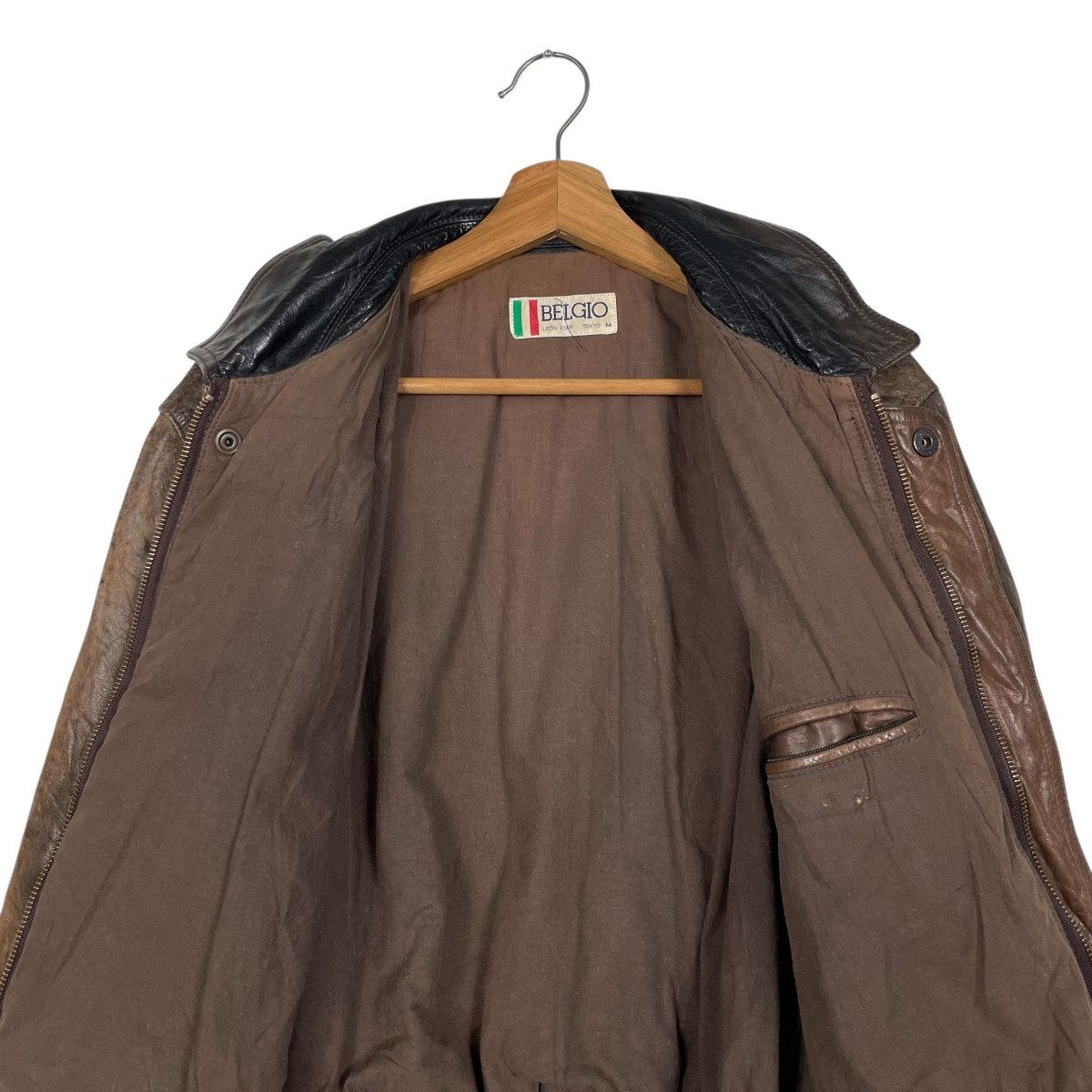 Other Vintage Belgio Leather Jacket Size US M / EU 48-50 / 2 - 12 Thumbnail