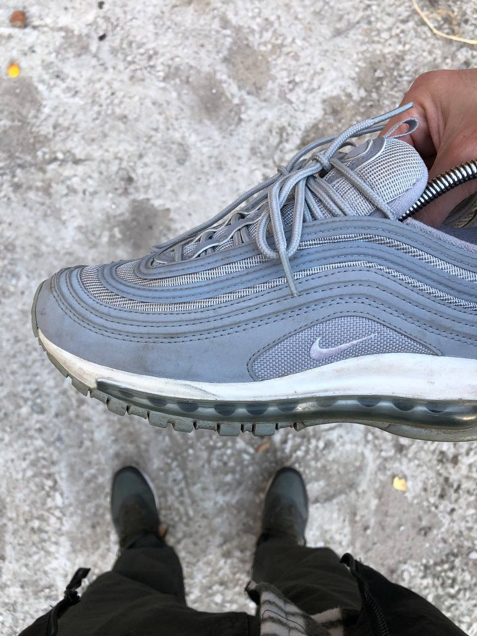 Nike × Vintage VERY RARE NIKE AIR MAX 97 SILVER JAPAN STYLE DESIGNER Y2K Size US 8 / IT 38 - 3 Thumbnail