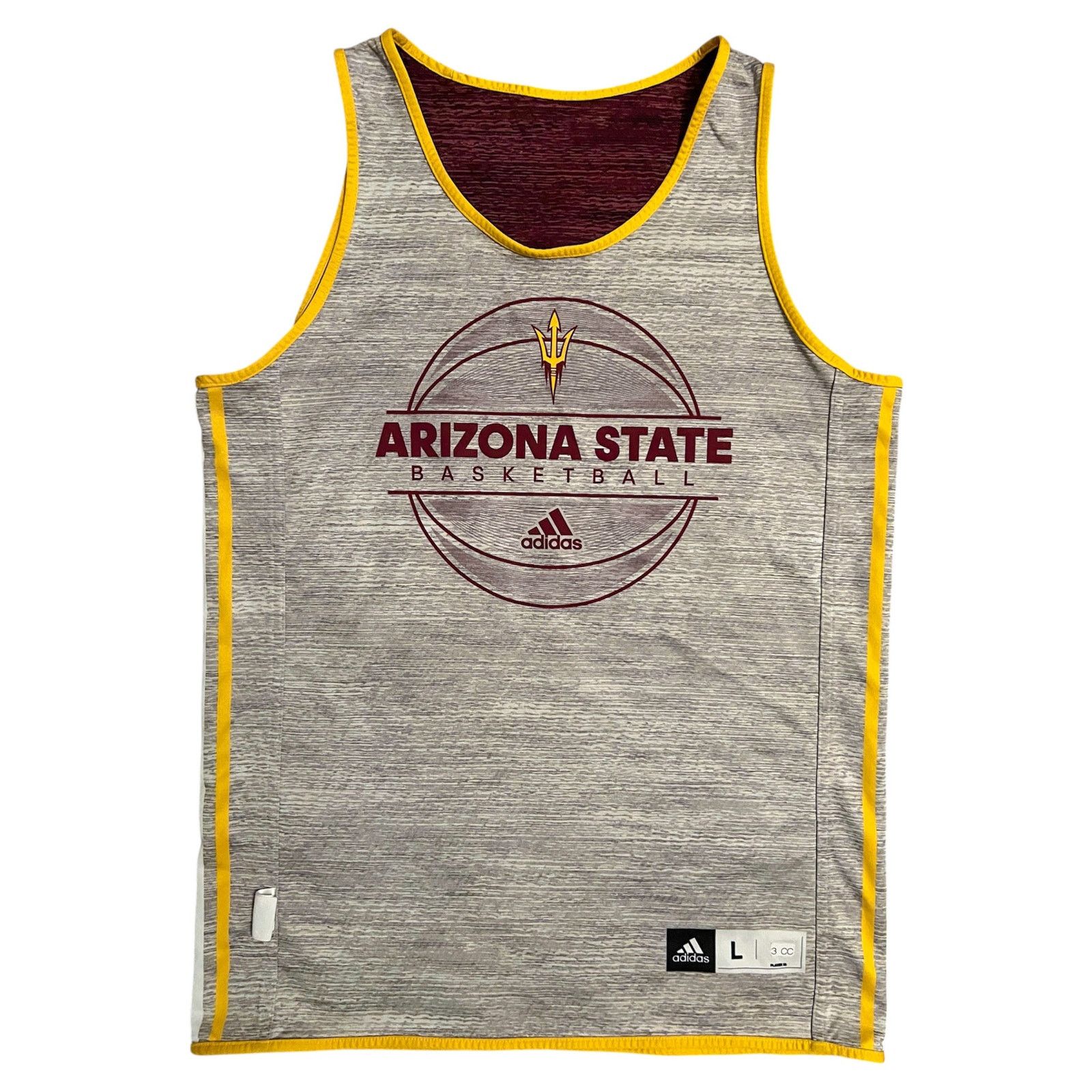 Adidas Team Issued 2019 ASU Basketball Reversible Practice Jersey Size US L / EU 52-54 / 3 - 3 Thumbnail