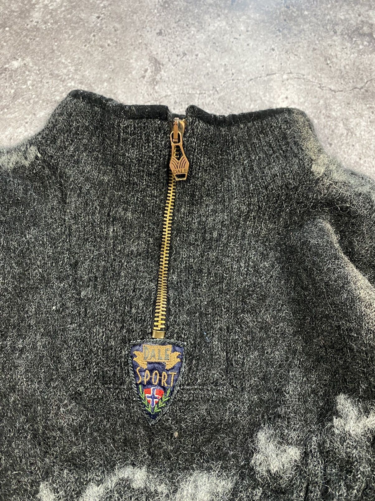 Dale Of Norway × Vintage Vintage Dale Of Norway Knit 1/4 Sweater Rare Outdoor Life Size US M / EU 48-50 / 2 - 4 Thumbnail