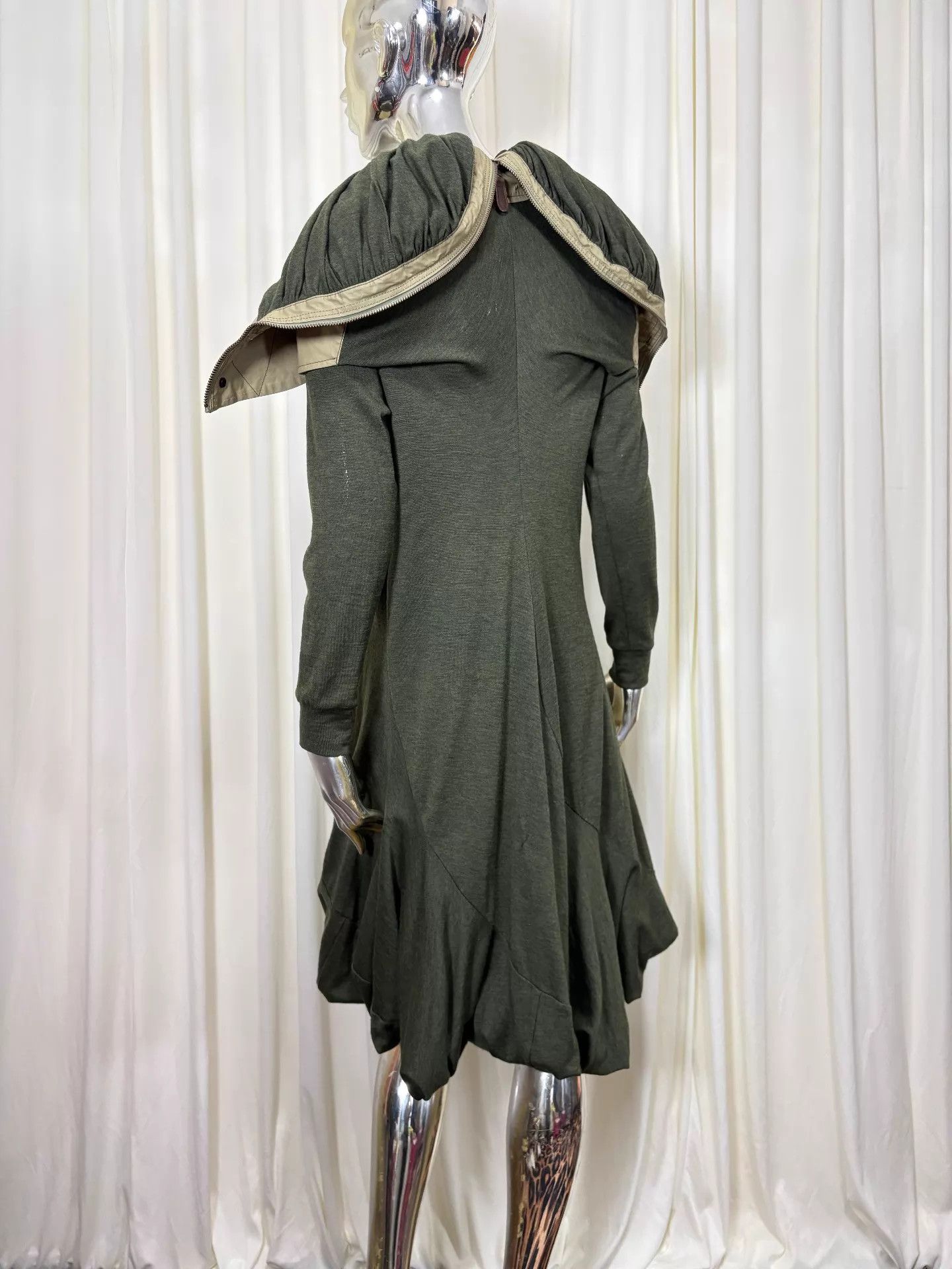 Junya Watanabe Junya Watanabe 2010fw Wool Hooded Dress S (Elastic Waist) Size S / US 4 / IT 40 - 5 Thumbnail