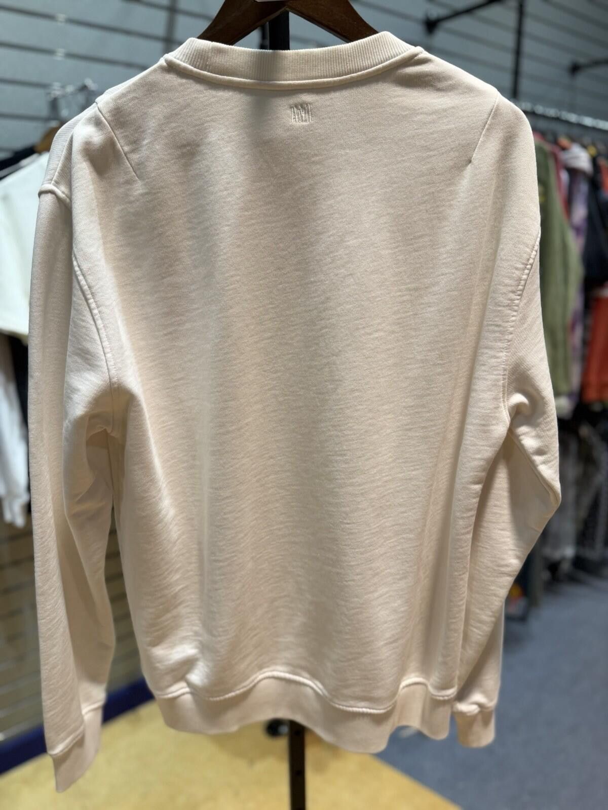 AMI Ami Paris Alexandre Mattiussi White Wool Sweatshirt Medium Size US M / EU 48-50 / 2 - 8 Thumbnail