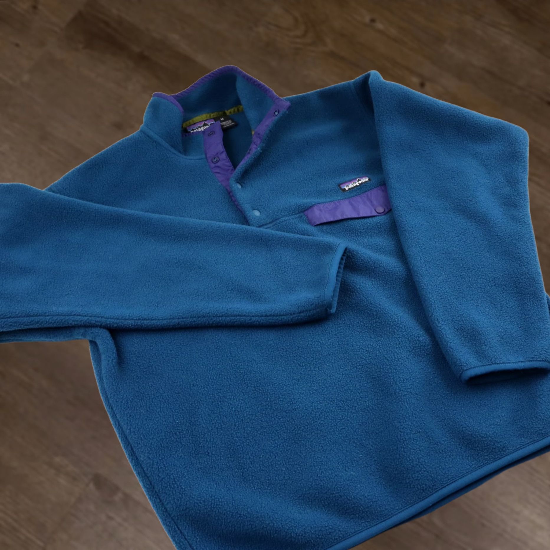 Patagonia × Vintage Patagonia Synchilla Vintage 90s Acid Neon Pink 