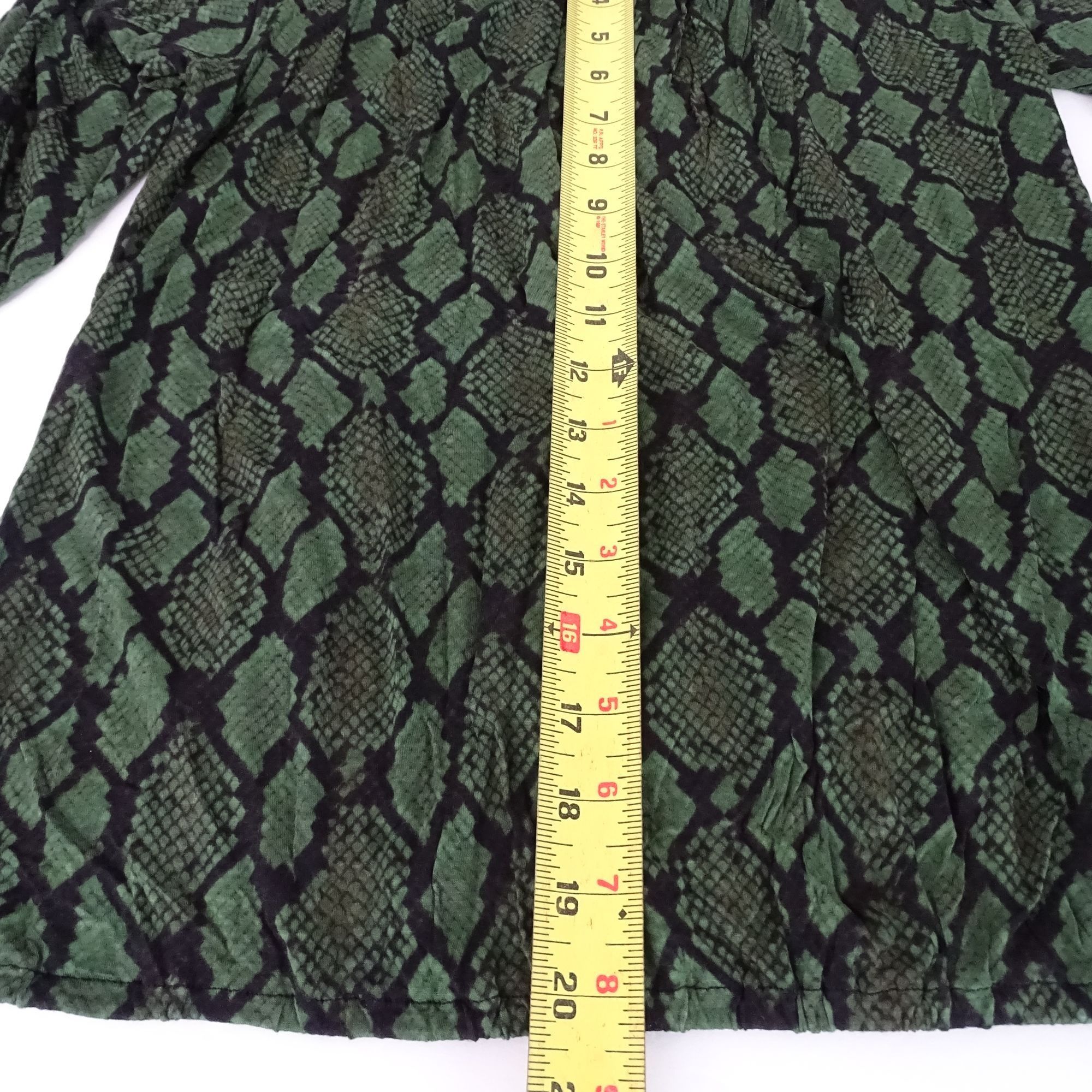 Michael Kors Michael Michael Kors Green Snake Print Knit Top Women Size P Size XXS / US 00 / IT 34 - 11 Thumbnail