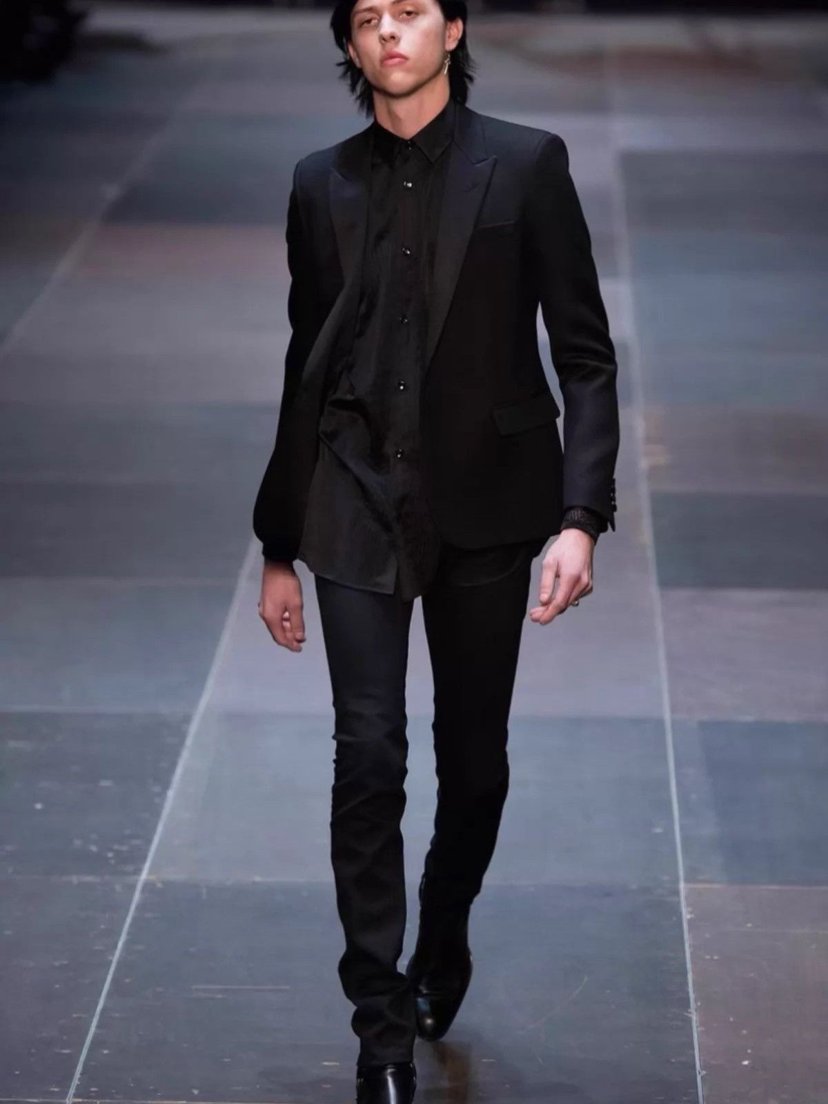Saint Laurent Paris S 42 Saint Laurent Paris 16SS YYL99 Classic Smoking Suit Size US XS / EU 42 / 0 - 9 Thumbnail