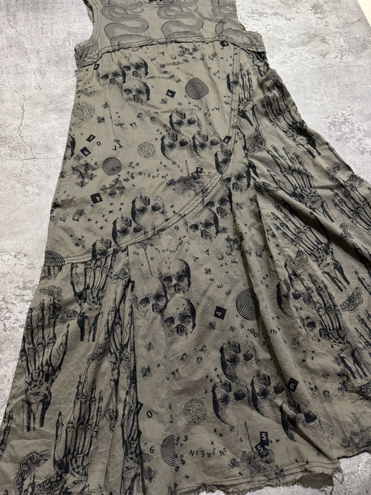 Hysteric Glamour HYSTERIC GLAMOUR SNAKE SKULL SLEEVESS DRES Size M / US 6-8 / IT 42-44 - 3 Thumbnail