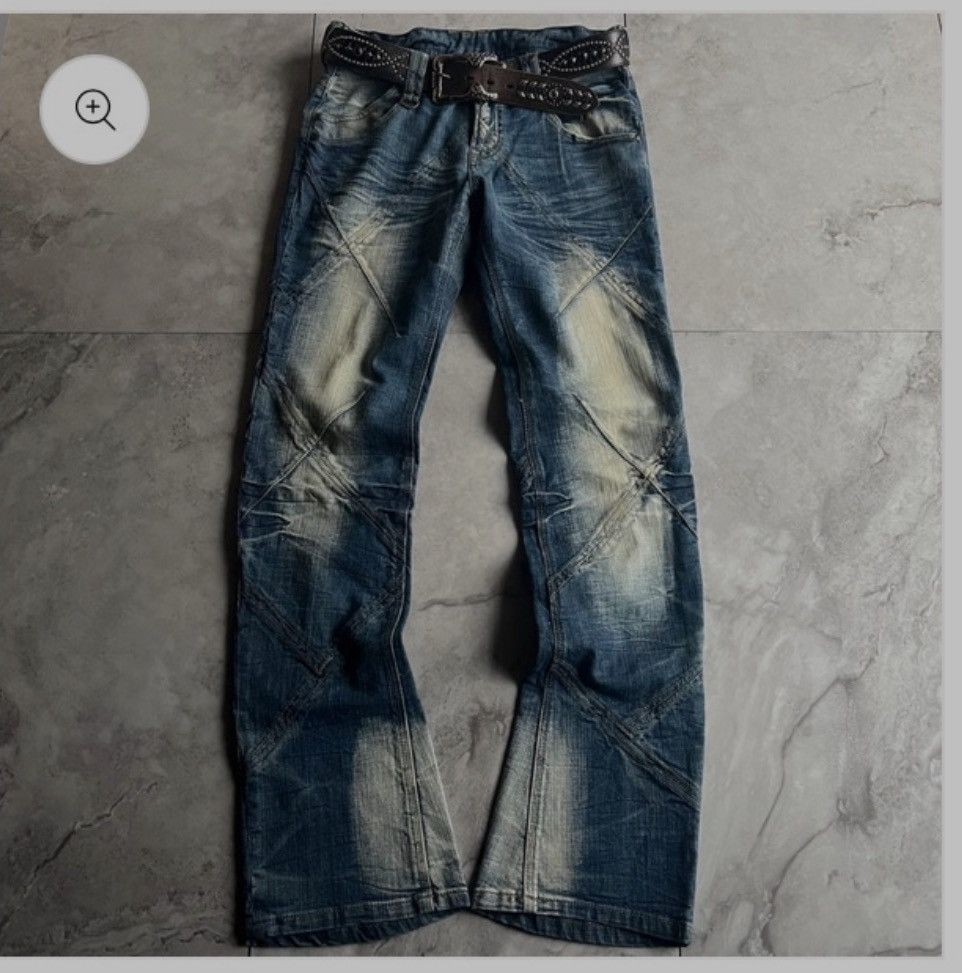 Nicole Club Nicole Club X-Paneled Bootcut Jeans Size US 30 / EU 46 - 1 Thumbnail