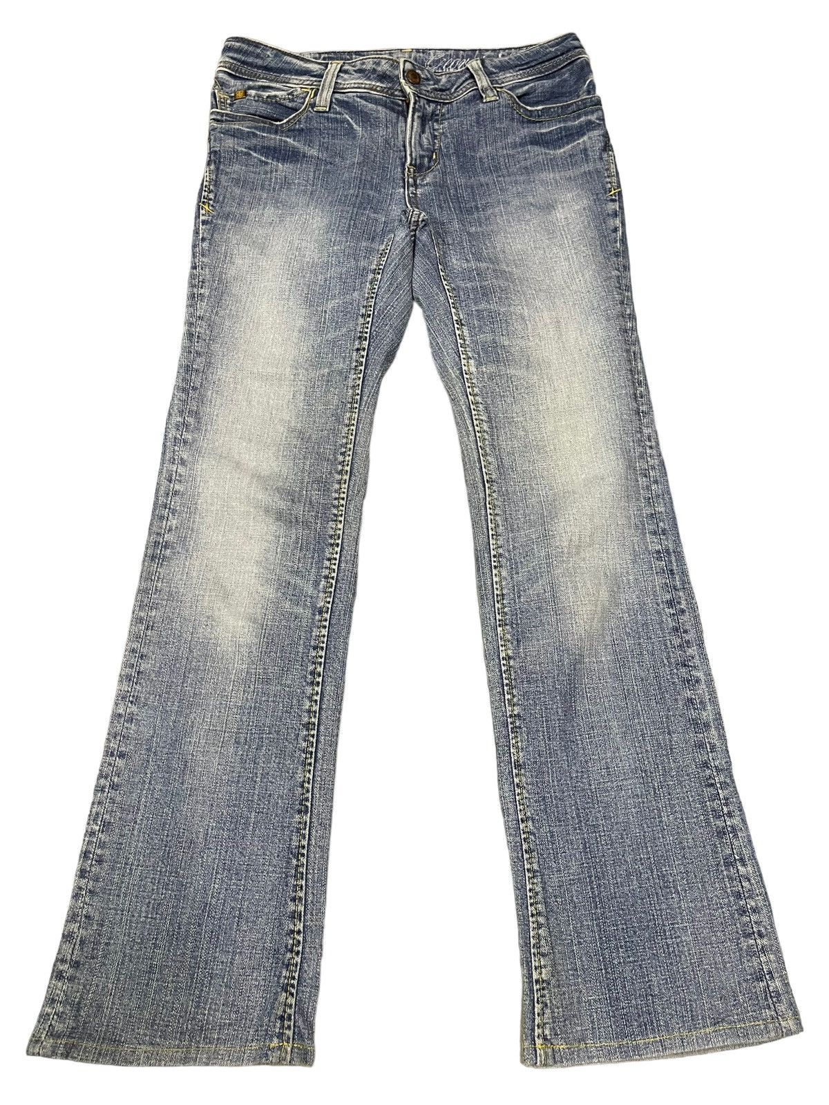 image of Hype Vintage Blue Wash Style Flare Jeans, Men's (Size 30)