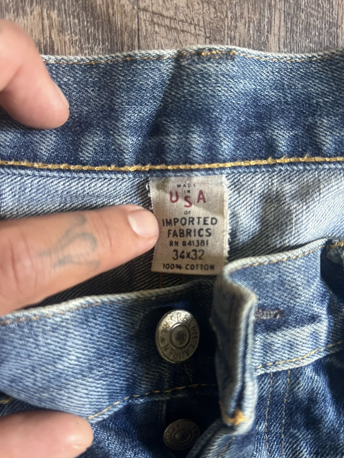 RRL Ralph Lauren RRL Selvedge denim Size US 34 / EU 50 - 2 Thumbnail