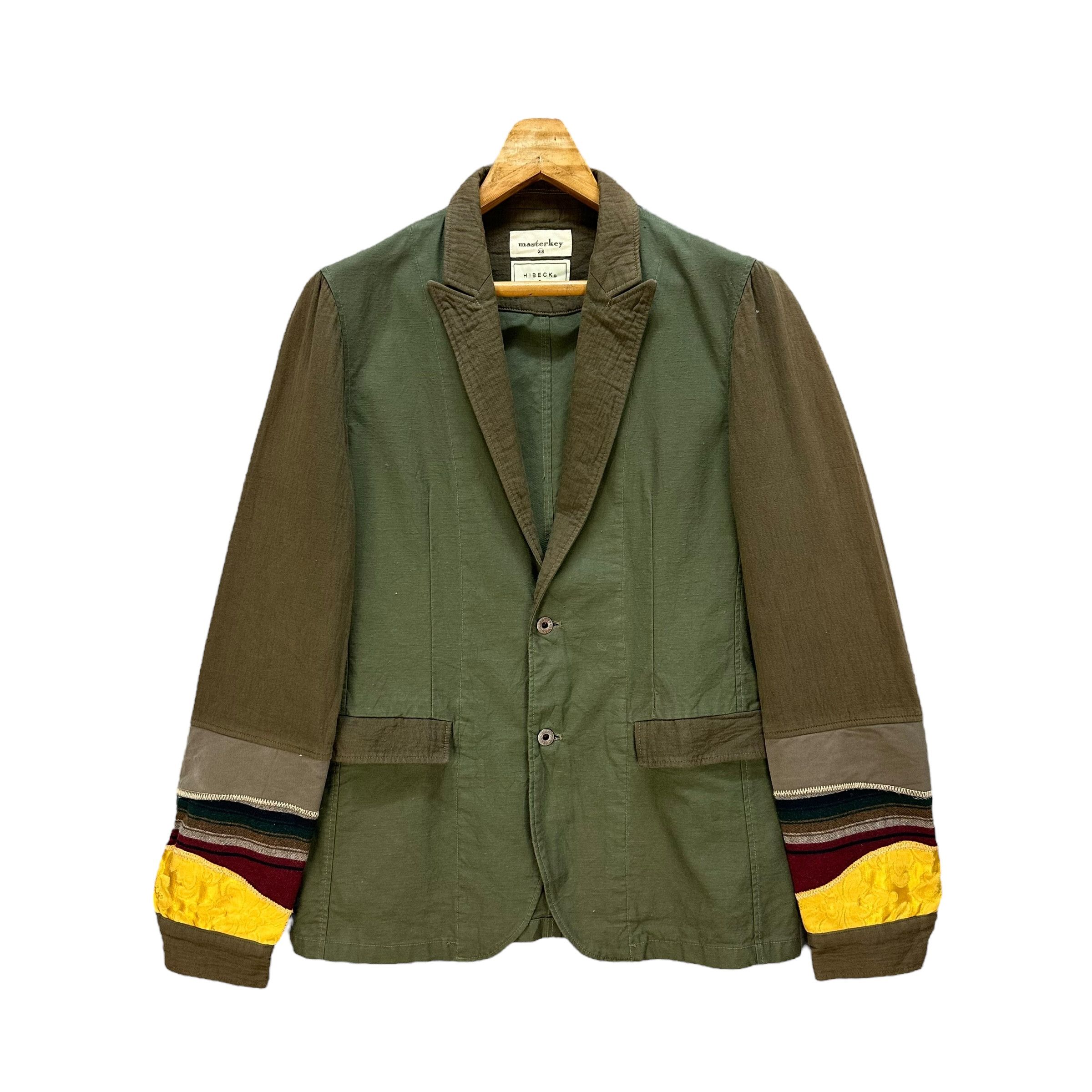 Japanese Brand MASTERKEY X HIBECK Nice Design Casual Jacket #80-1445 Size US S / EU 44-46 / 1 - 1 Thumbnail