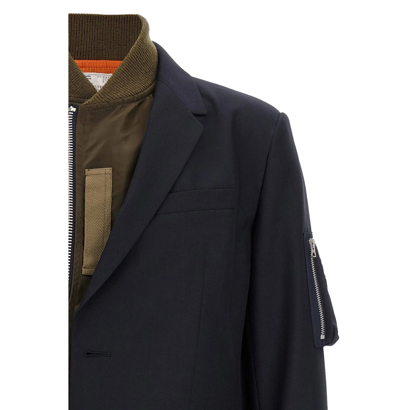 Sacai SACAI Blue Bomber Insert Blazer New & Authentic (Men's size: Size US XL / EU 56 / 4 - 2 Thumbnail