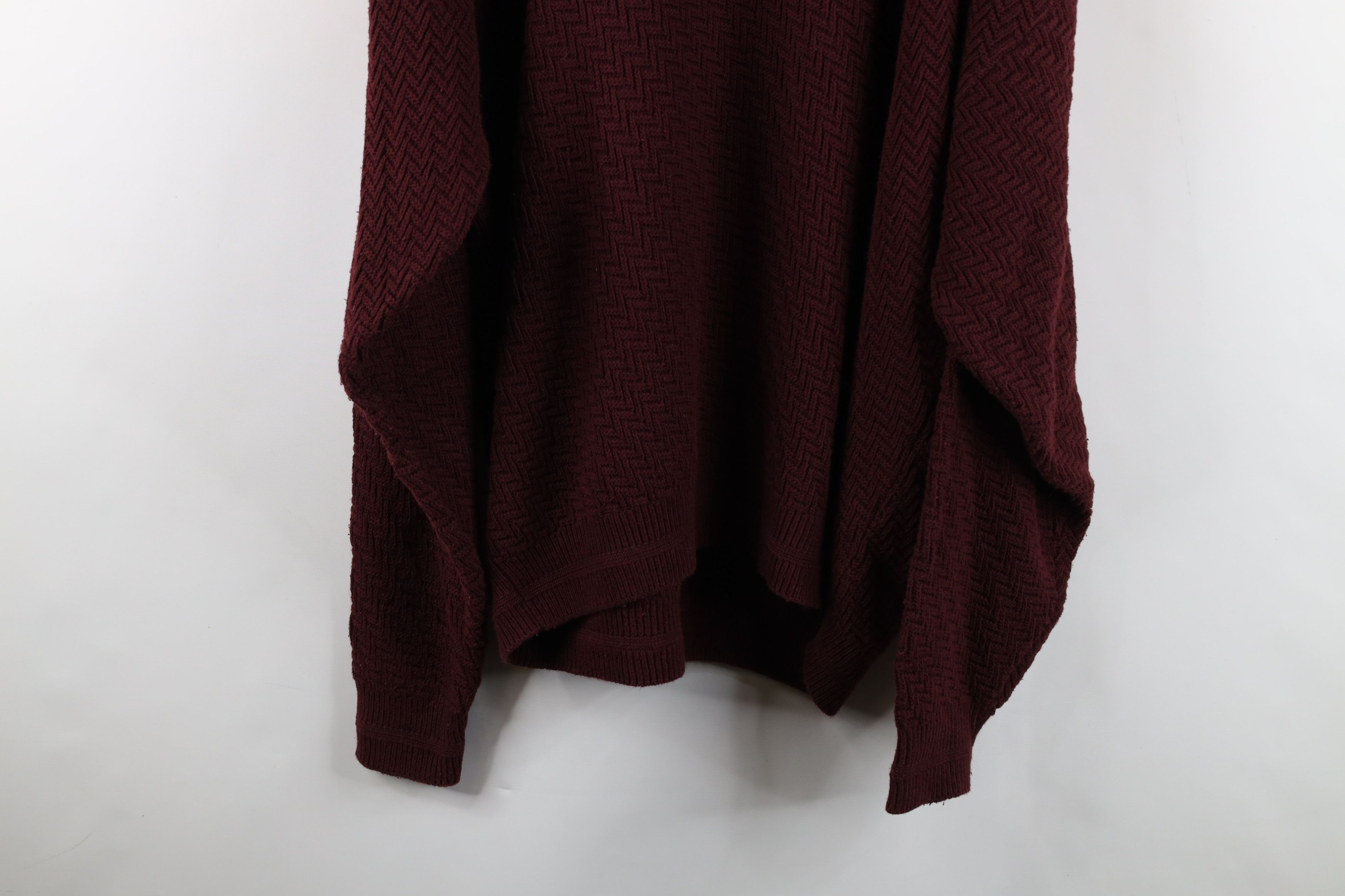 Vintage Vintage 90s Streetwear Zig Zag Knit Crewneck Sweater USA Size US L / EU 52-54 / 3 - 11 Thumbnail