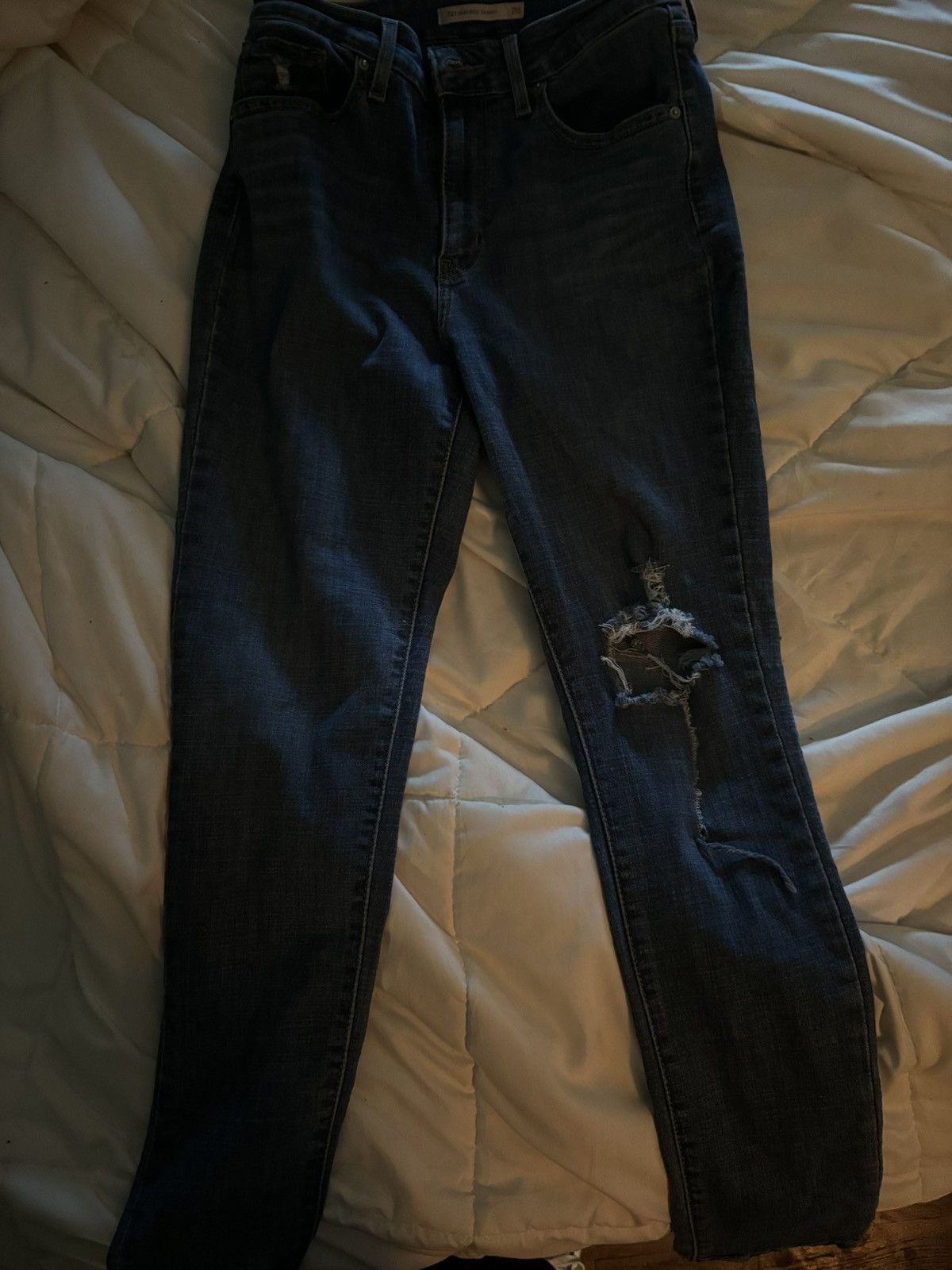 Levi's 721 Levi High Rise Skinny Jeans Size 28x28 Size 28" / US 6 / IT 42 - 1 Thumbnail