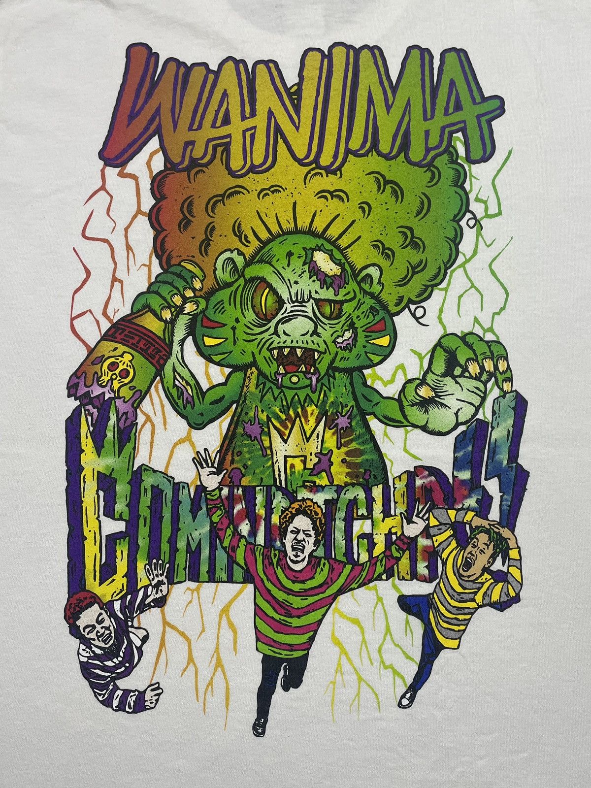 Band Tees × Gildan × Vintage WANIMA Japanese Punk Rock Short Sleeve T-Shirt Size US S / EU 44-46 / 1 - 6 Thumbnail
