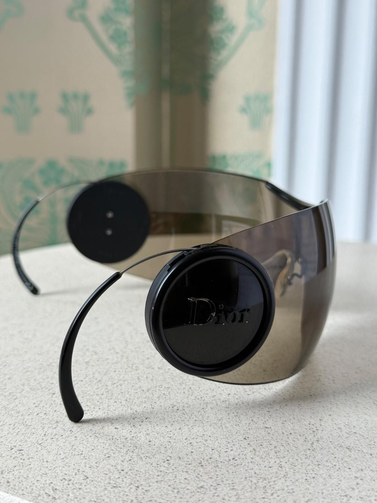 Dior 2000 Dior Sport 3 Logo Mask Shield Sli Oversized Sunglasses Size ONE SIZE - 5 Thumbnail