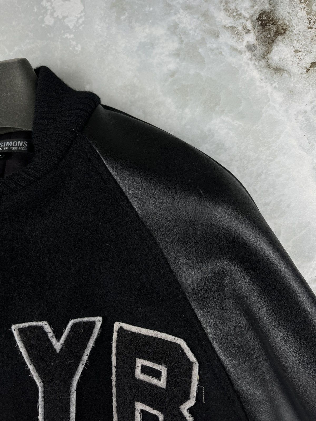 Raf Simons AW02 Raf Simons Virginia Creeper Leather Varsity Jacket Size US S / EU 44-46 / 1 - 15 Thumbnail
