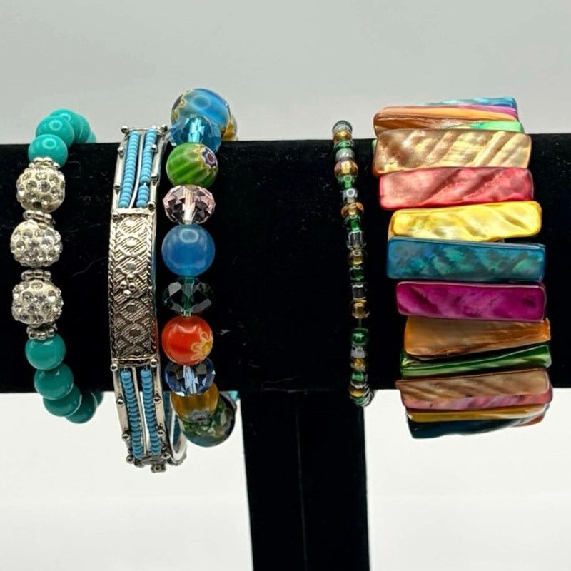 Other Blue & Yellow Bracelet Bundle Size ONE SIZE - 1 Thumbnail