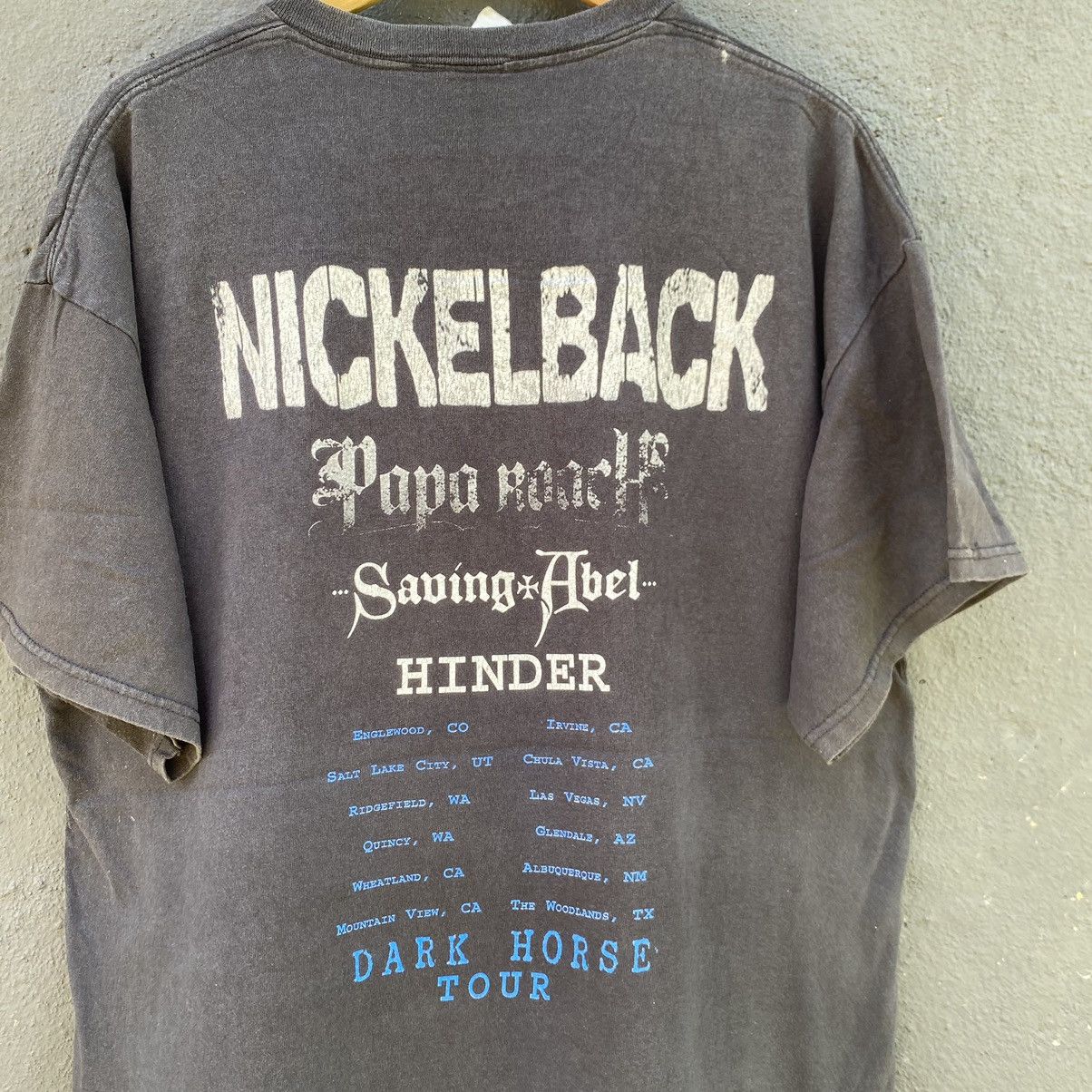 Band Tees Thrashed Faded Vintage Y2K Nickelback Rock Band ERD GRUNGE T Size US XL / EU 56 / 4 - 5 Thumbnail