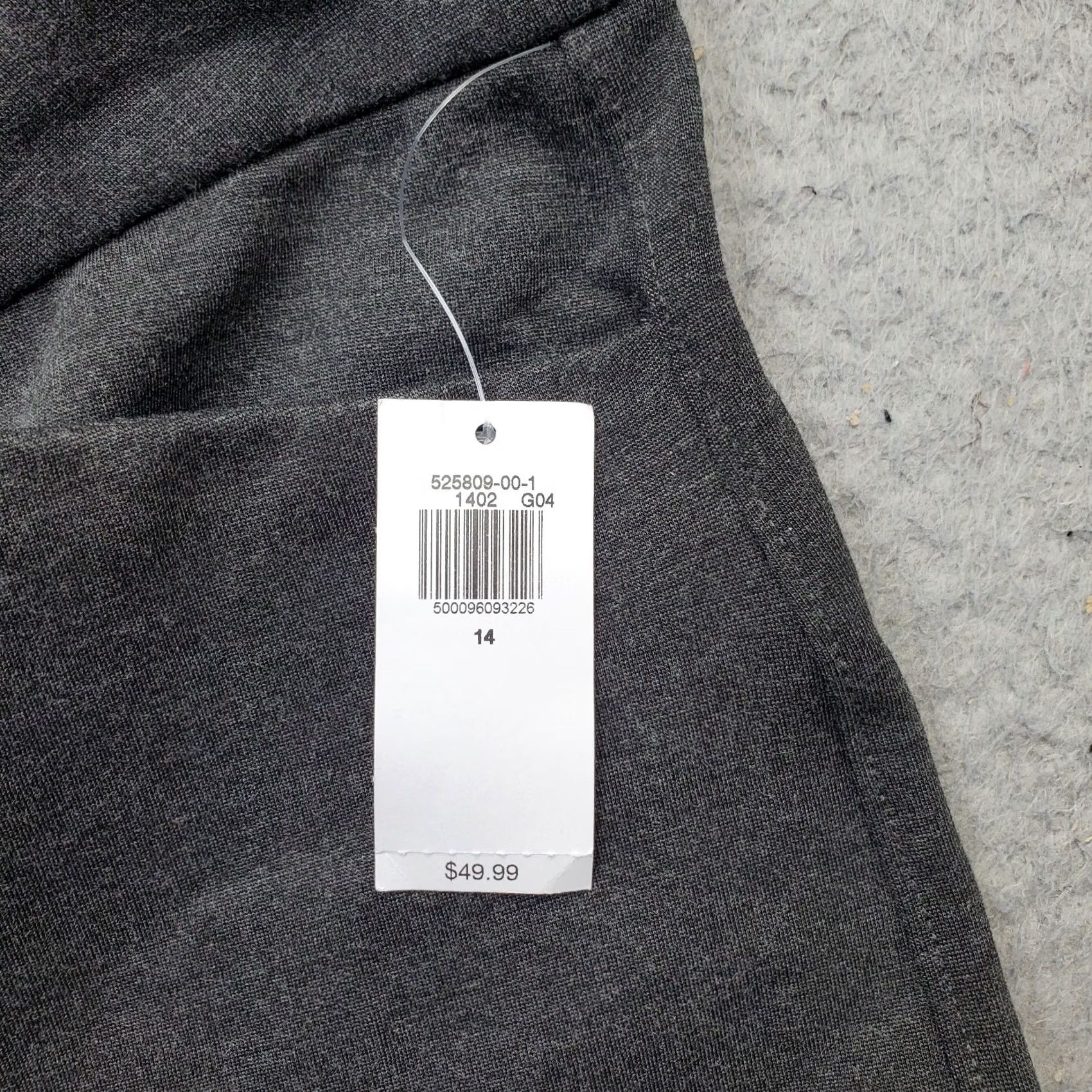 Old Navy Old Navy Trouser Pants Women's 14 Gray Viscose Blend Stretch Casual Flared Leg Size 36" / US 14 / IT 50 - 7 Thumbnail