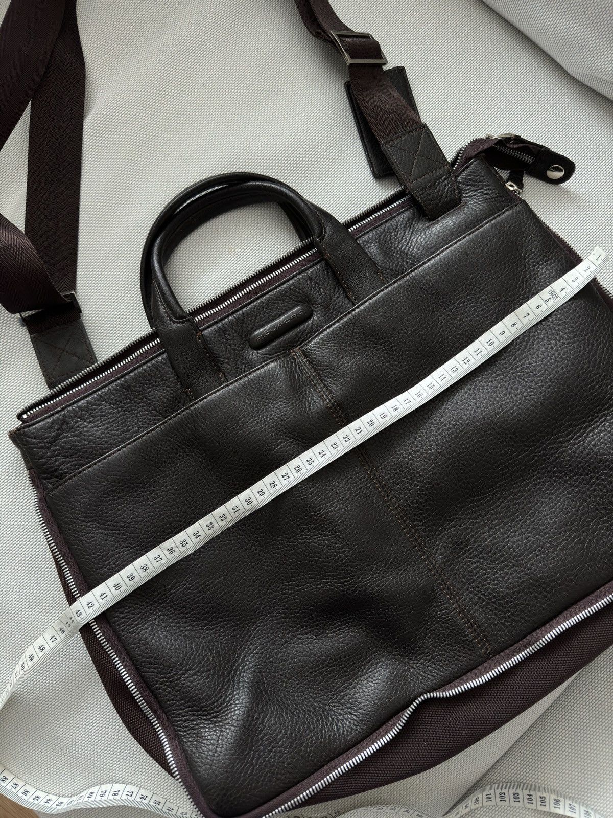 Genuine Leather Piquadro leather notebook office travel bag Size ONE SIZE - 13 Thumbnail