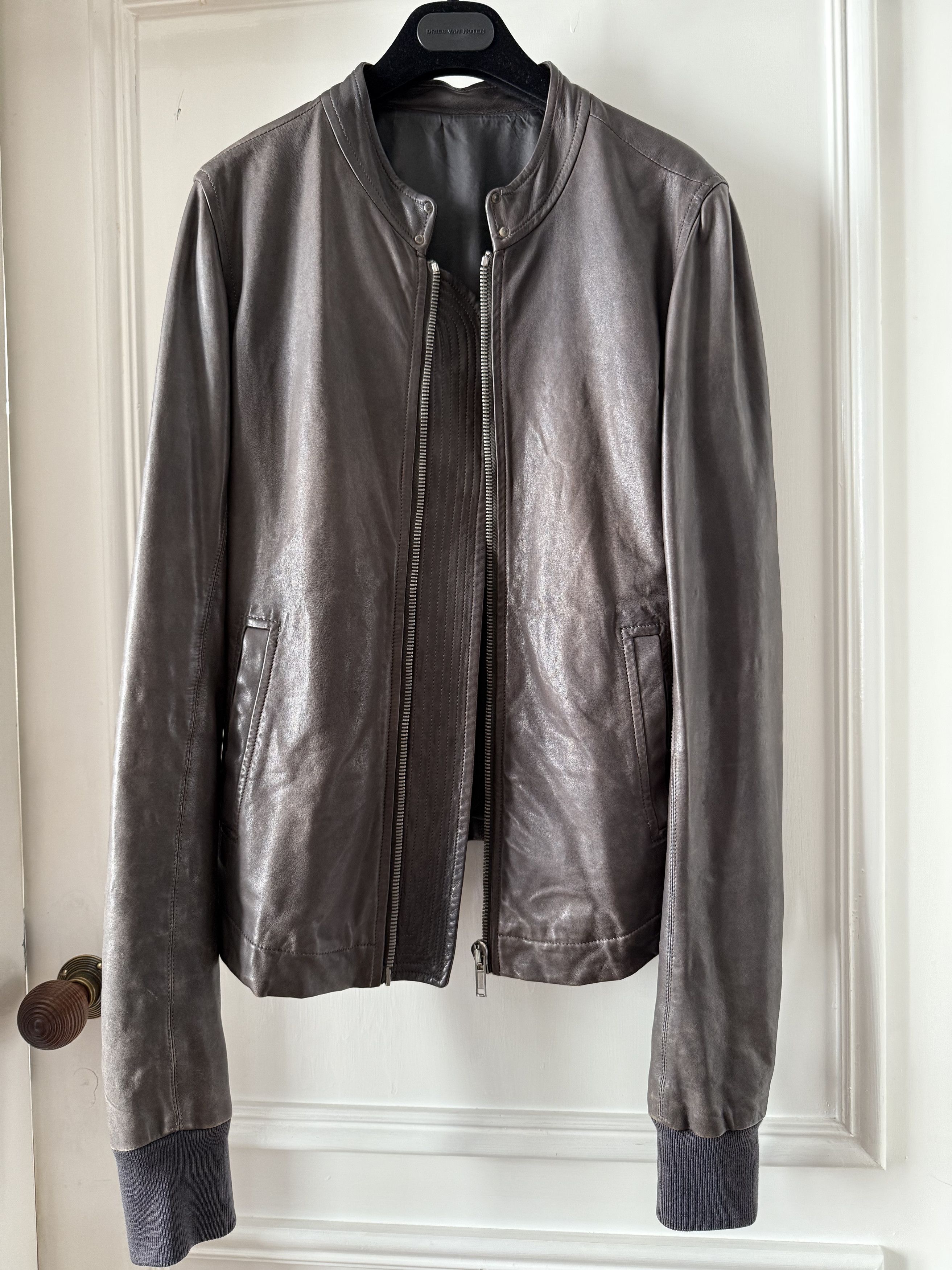 Rick Owens Rick Owens leather jacket -VINTAGE LOOK Size US S / EU 44-46 / 1 - 1 Thumbnail