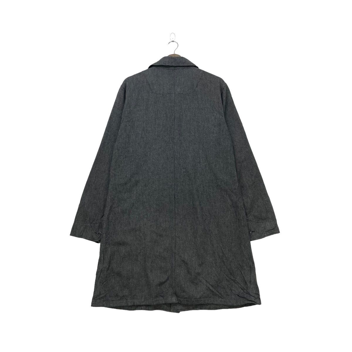 Beauty Beast 💥Japanese Brand Quadro Long Coat Dual Pocket Inspired Yohji Size US M / EU 48-50 / 2 - 4 Thumbnail