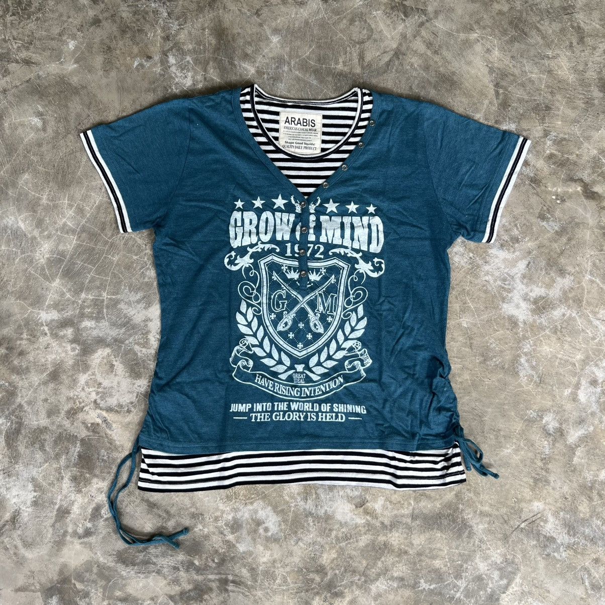 Hysteric Glamour 2000s Arabis - Vkei Style Double Layer Shirt Size L / US 10 / IT 46 - 1 Thumbnail