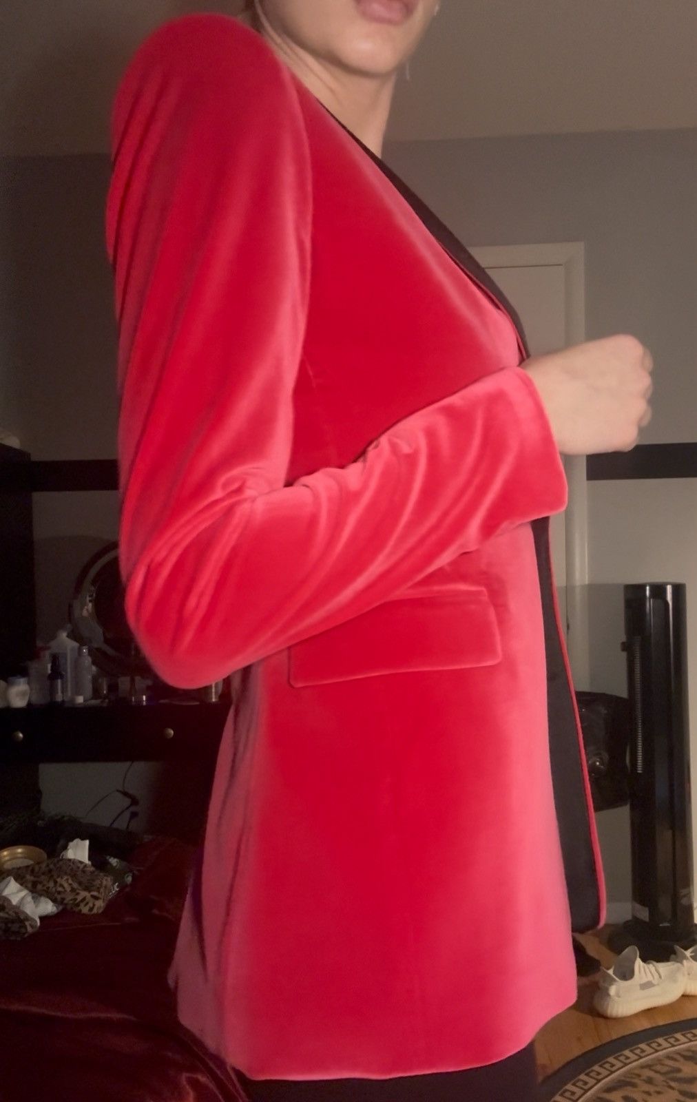 Alice + Olivia Alice + Olivia Velour blazer Size XS / US 0-2 / IT 36-38 - 4 Thumbnail