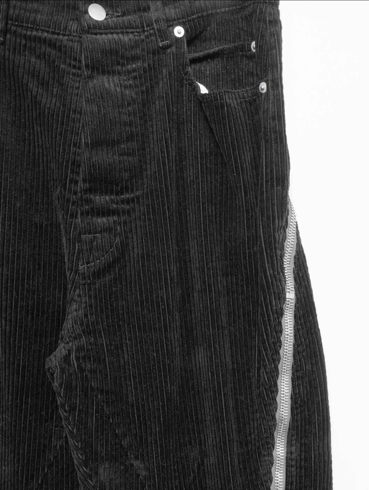 Rick Owens Rick Owens Black Corduroy Bolan Banana Pants Size US 30 / EU 46 - 2 Thumbnail