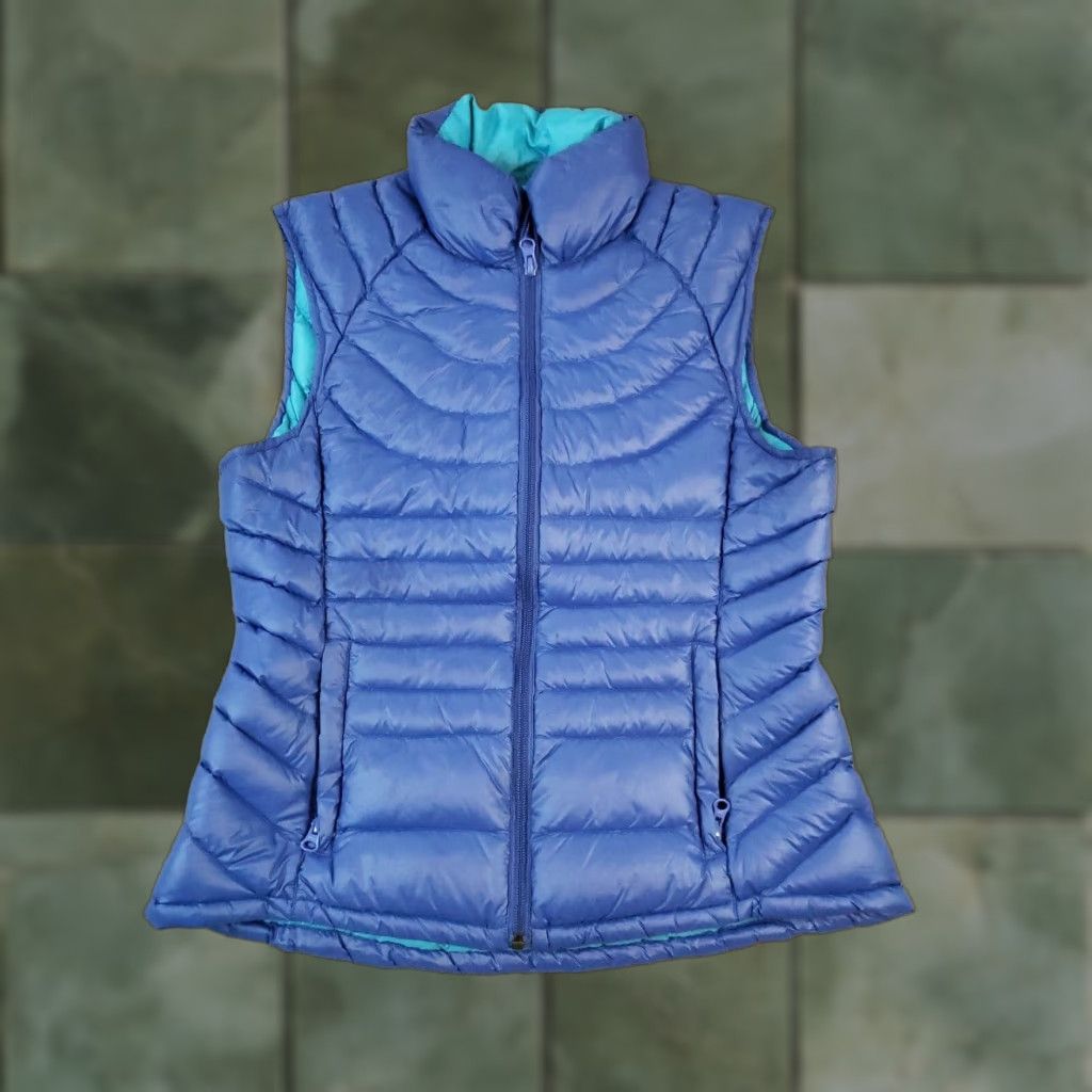 Vintage Bernardo Blue Down Puffer Vest Womens Medium Size M / US 6-8 / IT 42-44 - 1 Thumbnail