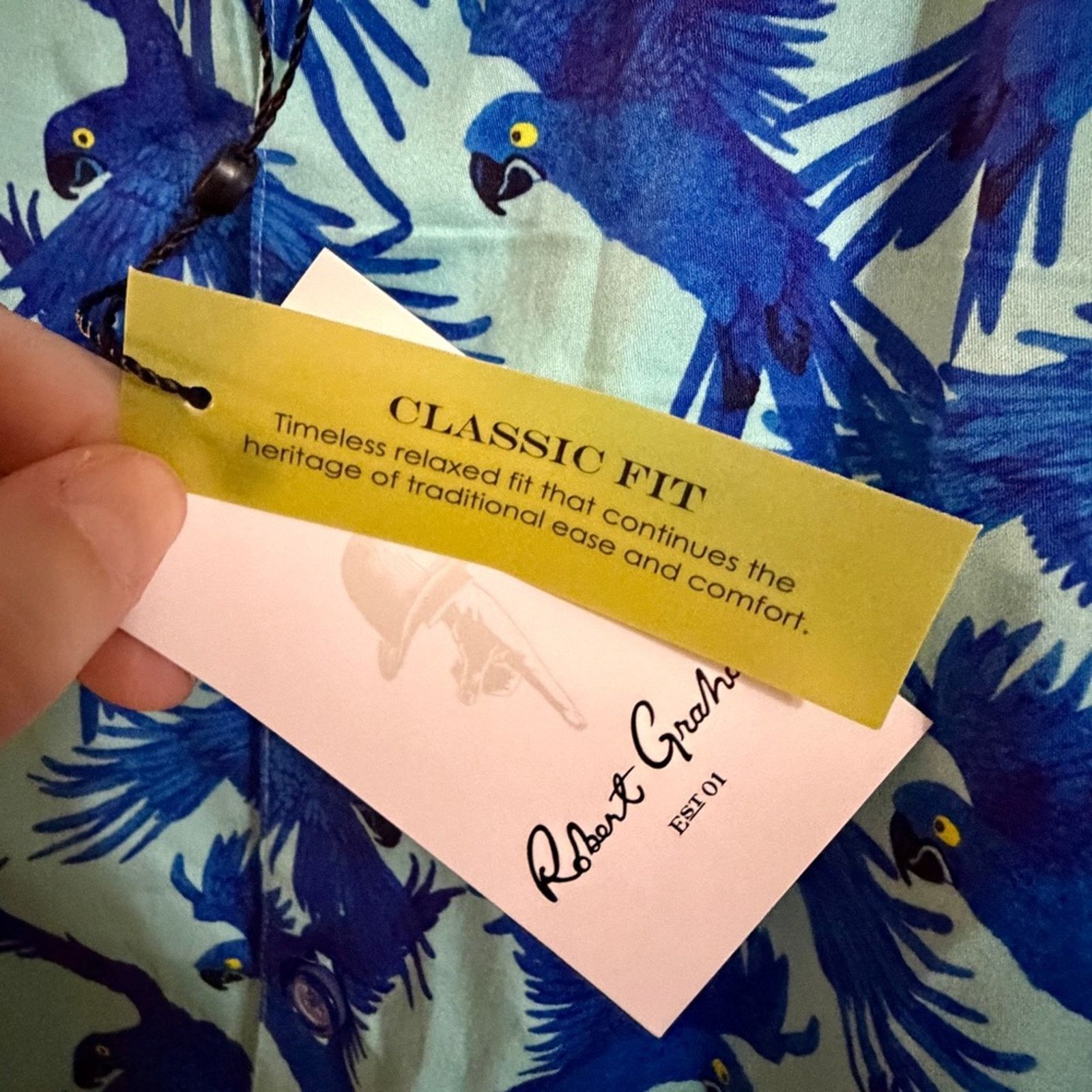 Robert Graham Robert Graham Parrot Shirt NWT Size 2XL Tropical Statement Size US XXL / EU 58 / 5 - 4 Thumbnail