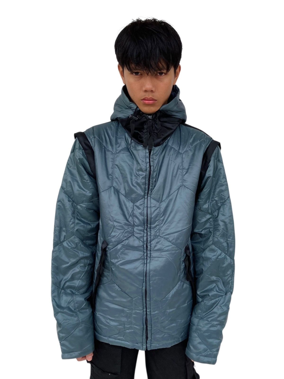 20471120 2000s Sabotage - GIMP Hoodie Puffer Jacket Size US M / EU 48-50 / 2 - 1 Thumbnail