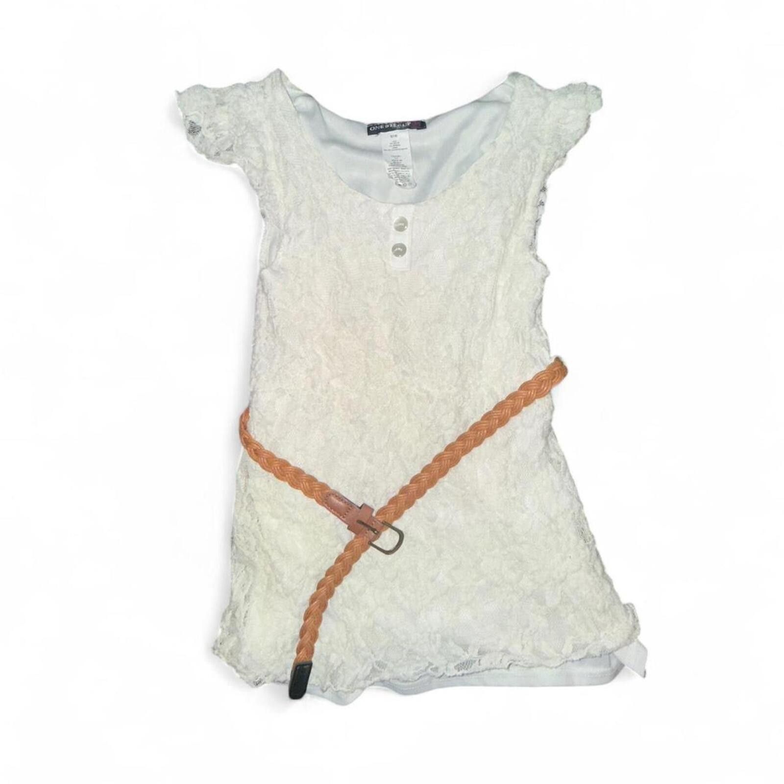 Other Y2K 2000s Cream Lace Top Size XS / US 0-2 / IT 36-38 - 5 Thumbnail