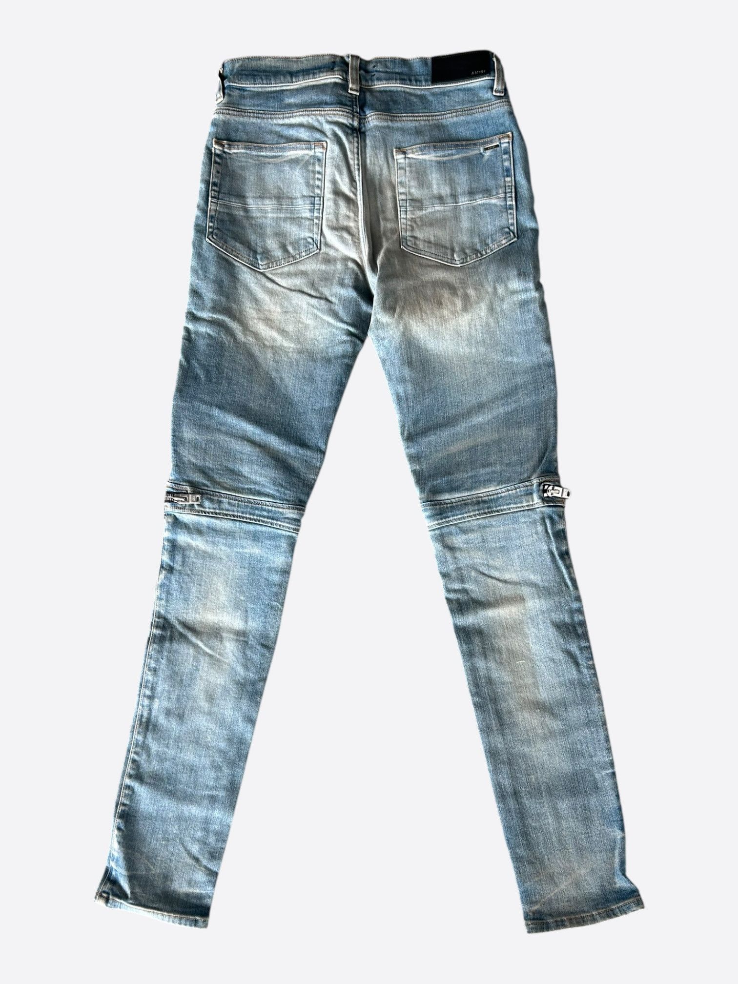 Amiri Amiri Clay Indigo & Camouflage MX2 Biker Jeans Size US 29 - 2 Thumbnail