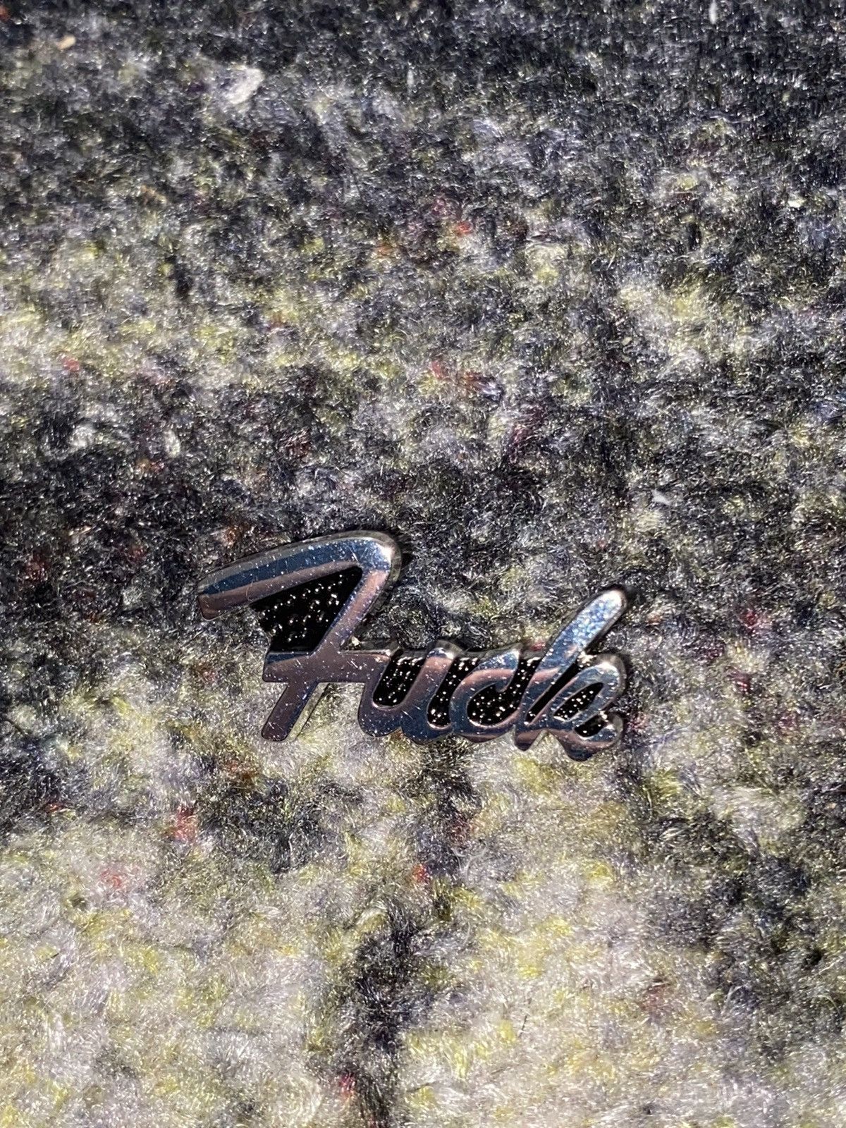 Supreme Supreme FUCK Script Logo Pin Size ONE SIZE - 2 Thumbnail