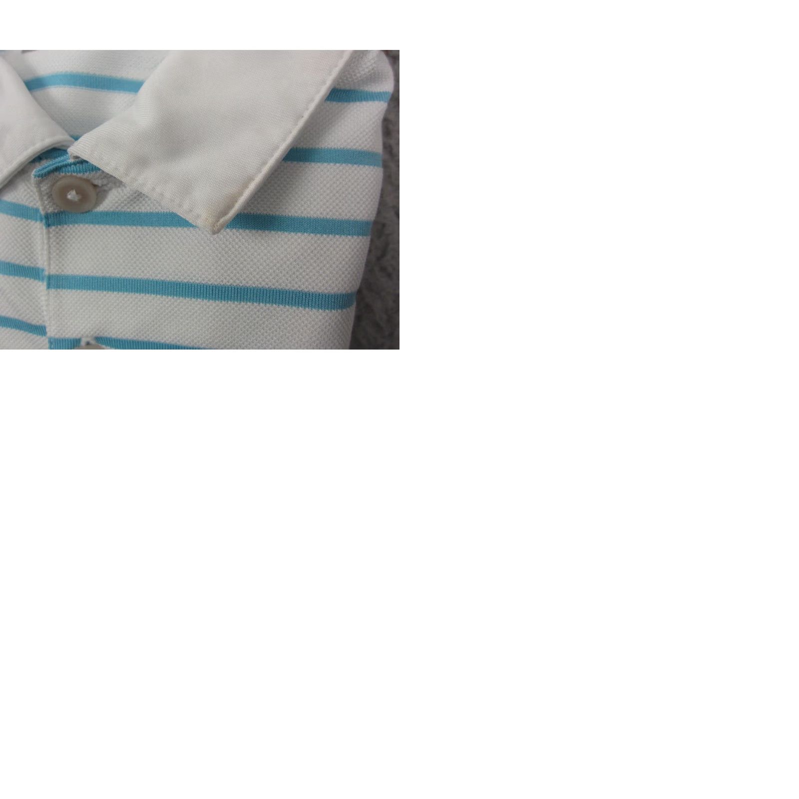 Nike Nike Golf Polo Shirt L Adult Blue Striped Dri-Fit Mens Shirt Size US L / EU 52-54 / 3 - 10 Thumbnail