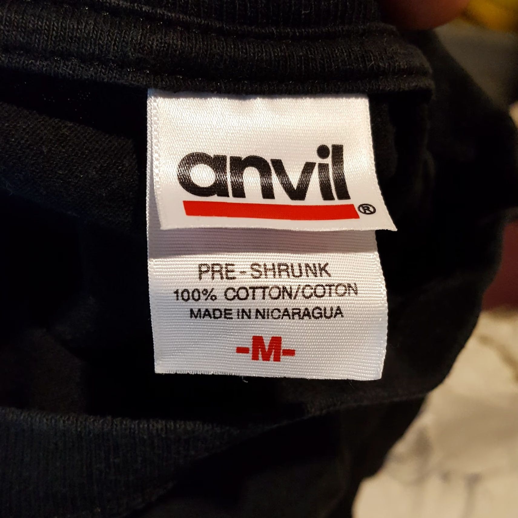 Anvil Vintage Shades Hot Rod Car Racing Black T-Shirt NASCAR Retro Anvil Men M Short Sleeve Crew Neck Tennessee 90s 00s Vintage Racing Logo Embroidered NM Size US M / EU 48-50 / 2 - 6 Thumbnail