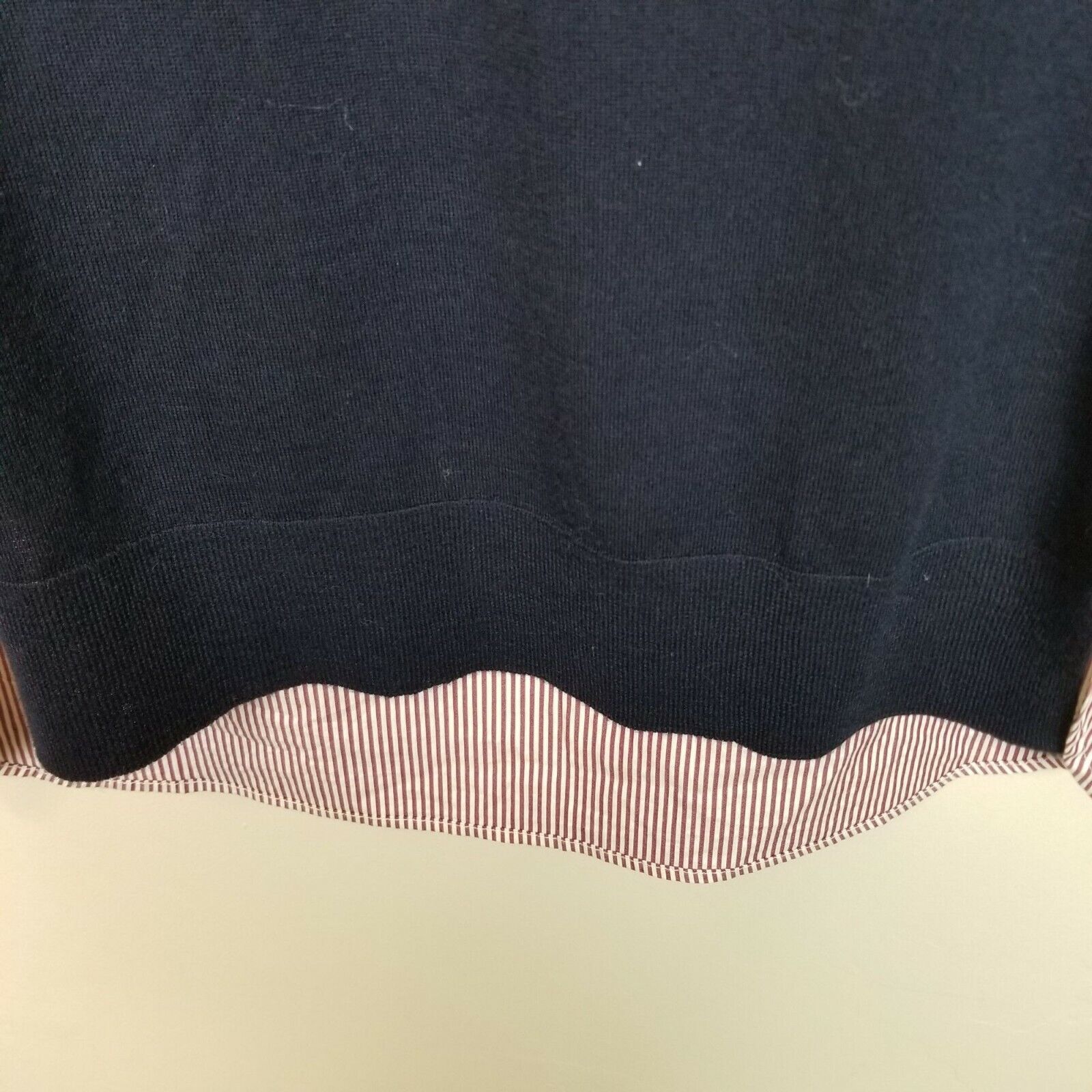 J.Crew J. Crew Womens Wool Pullover Sweater Mixed Media Sz M Preppy Size M / US 6-8 / IT 42-44 - 3 Thumbnail