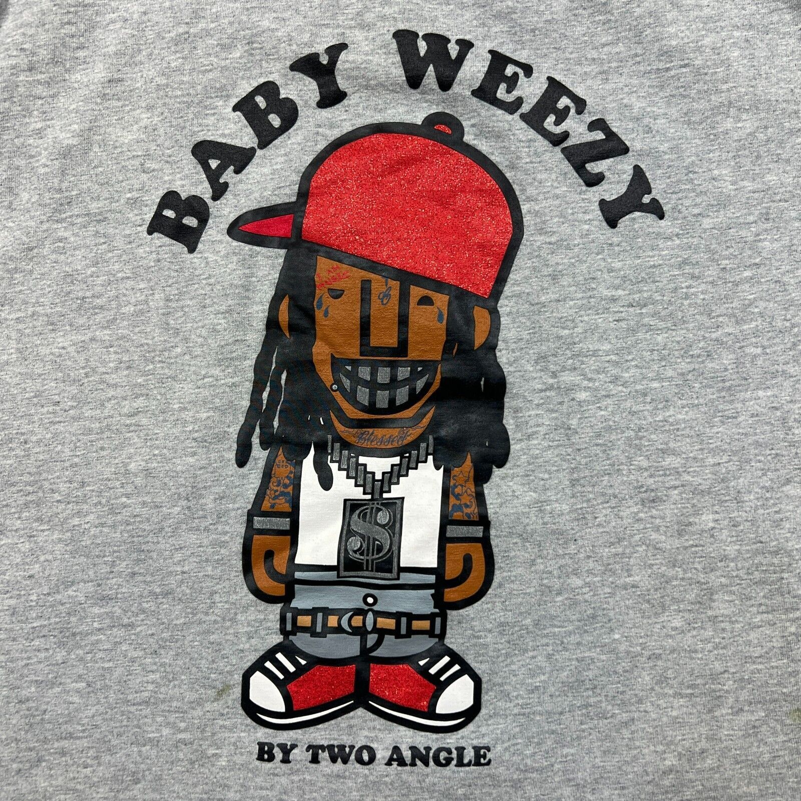 Lil Wayne × Rap Tees × Vintage Baby Weezy Two Angle T Shirt Lil Wayne Rap Short Sleeve Tee Size US S / EU 44-46 / 1 - 2 Thumbnail