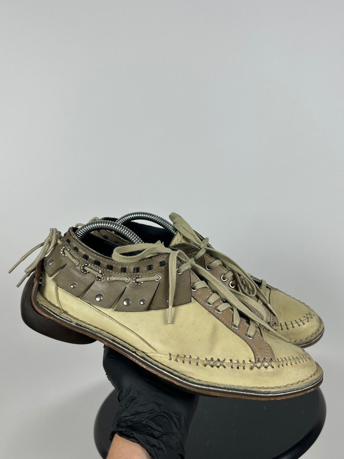 Marithe + Francois Girbaud Vintage Marithé + François Girbaud Leather Moccasin Shoes Size US 7 / EU 40 - 10 Thumbnail