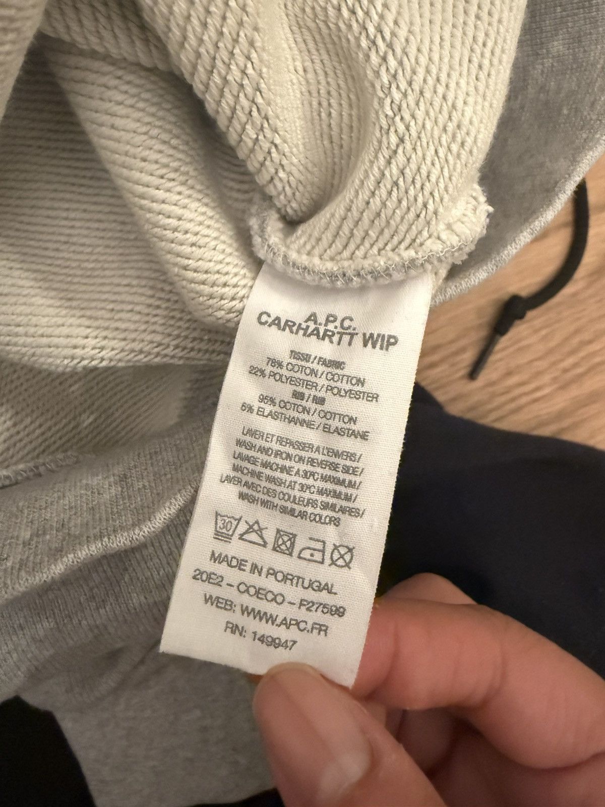 A.P.C. × Carhartt Wip APC x Carhartt WIP Collab Hoodie Size US XS / EU 42 / 0 - 6 Thumbnail
