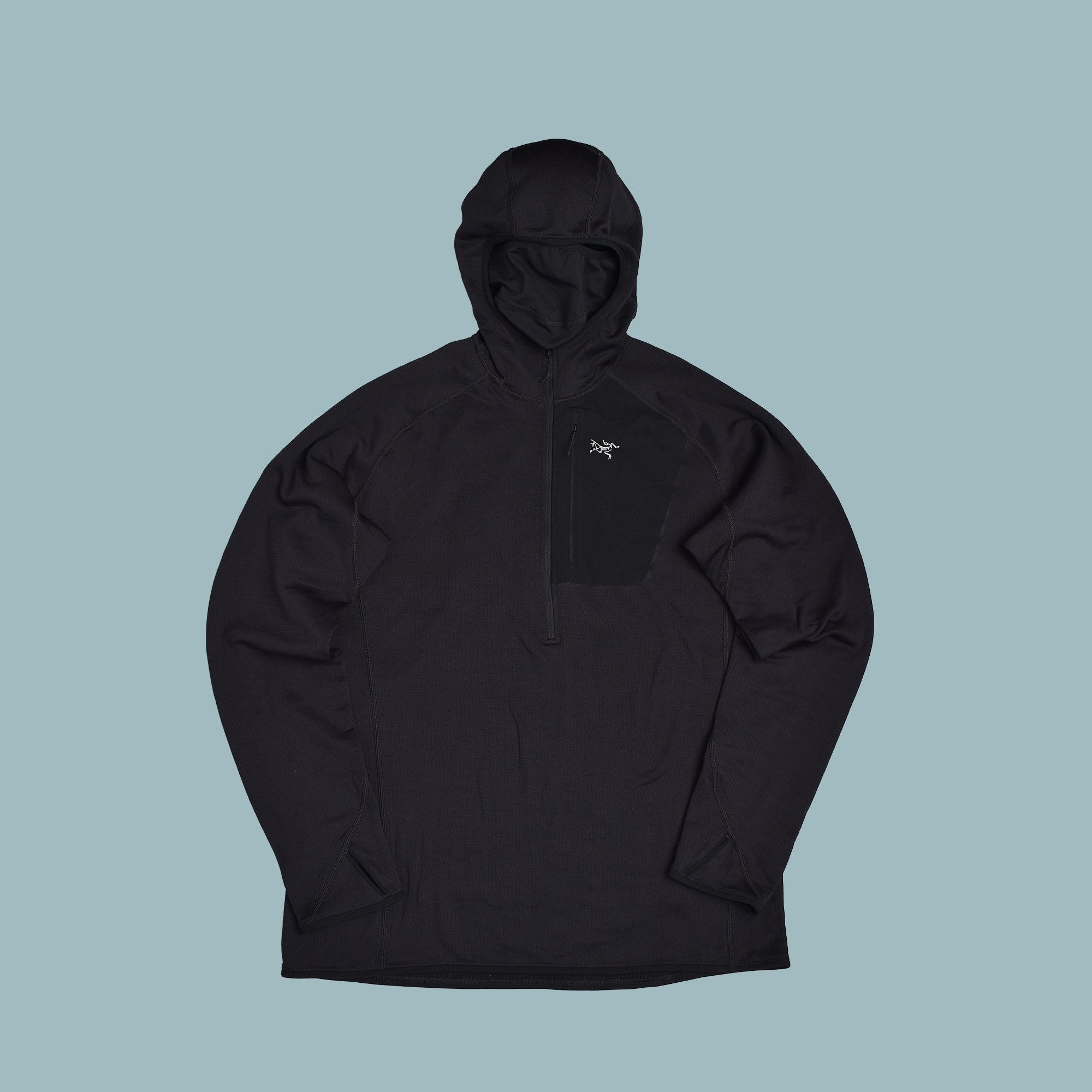 Arc'teryx *LIKE NEW* ARC’TERYX DELTA MX 1/2 ZIP HOODY XL BLACK Size US XL / EU 56 / 4 - 1 Thumbnail