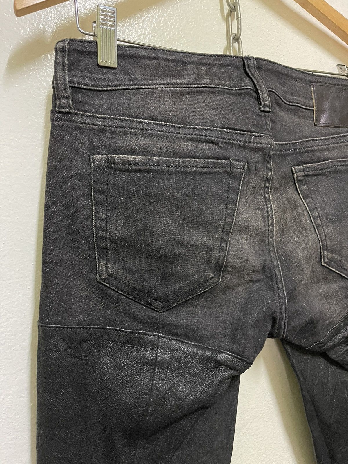R13 R13 Black Chaps Jeans Size 30" / US 8 / IT 44 - 10 Thumbnail
