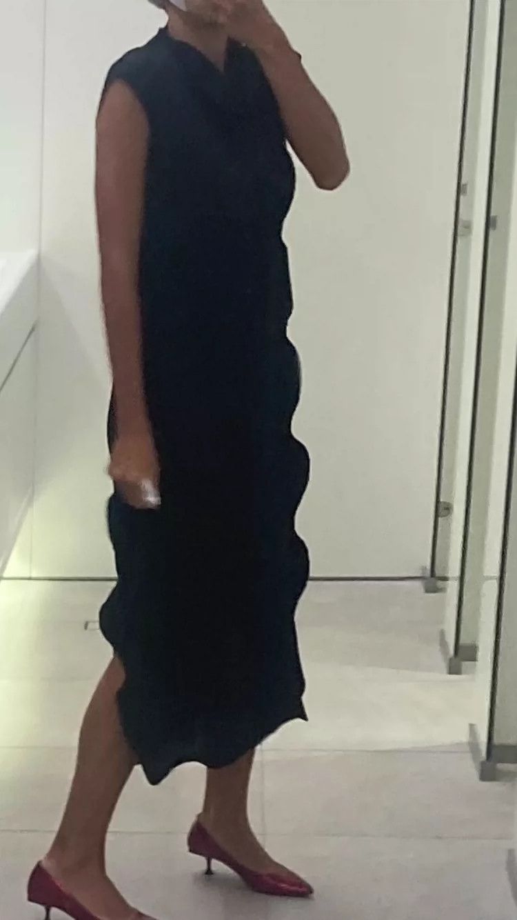 Issey Miyake Issey Miyake size:2 black dress Size M / US 6-8 / IT 42-44 - 2 Thumbnail